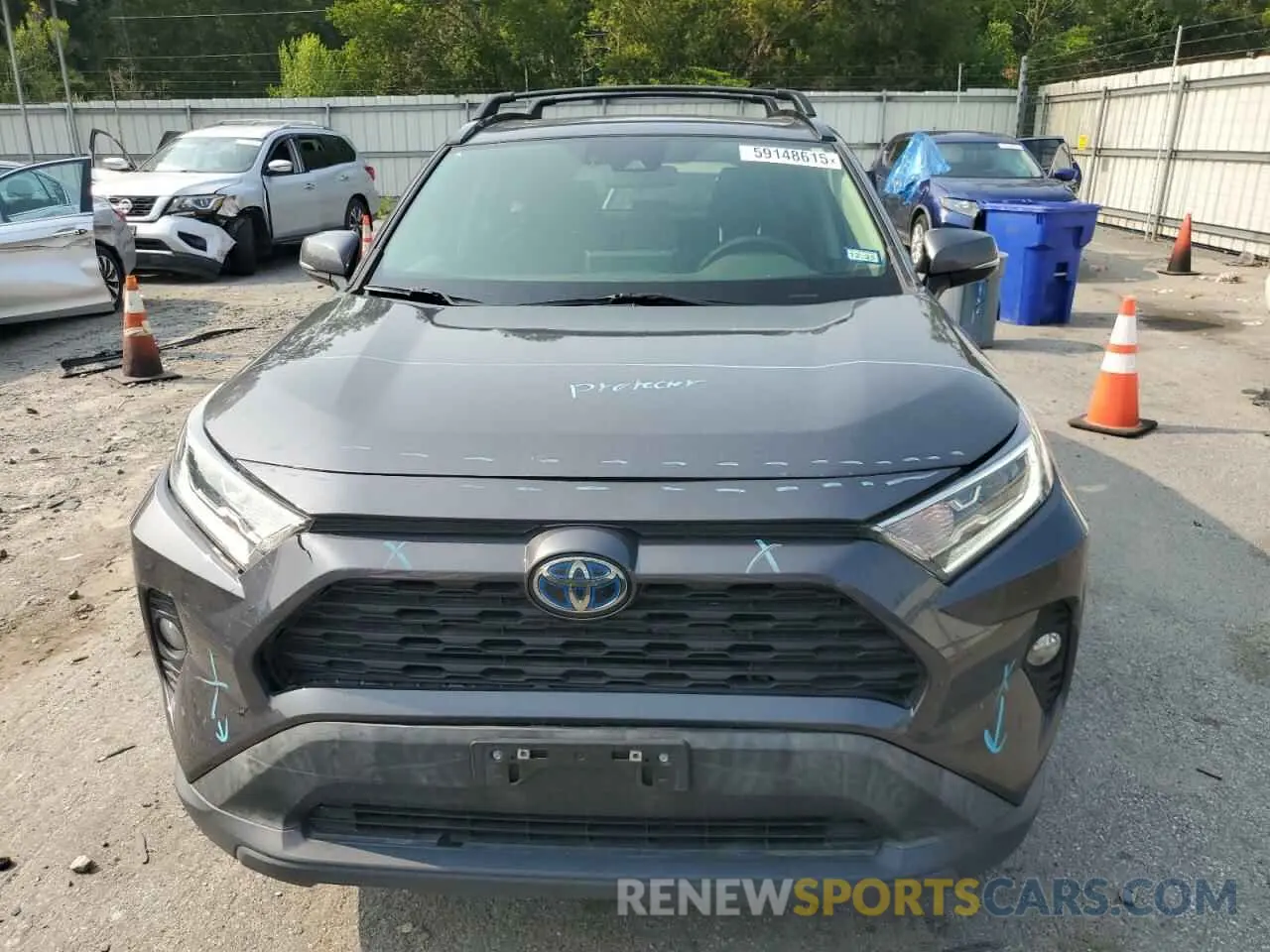 5 Photograph of a damaged car JTMRWRFVXMD126099 TOYOTA RAV4 2021