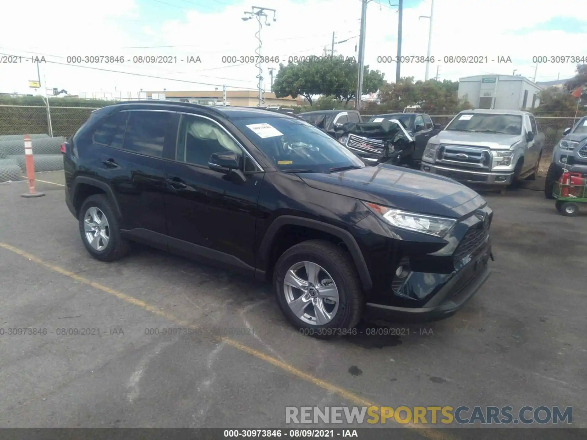 1 Photograph of a damaged car JTMW1RFV0MD080154 TOYOTA RAV4 2021