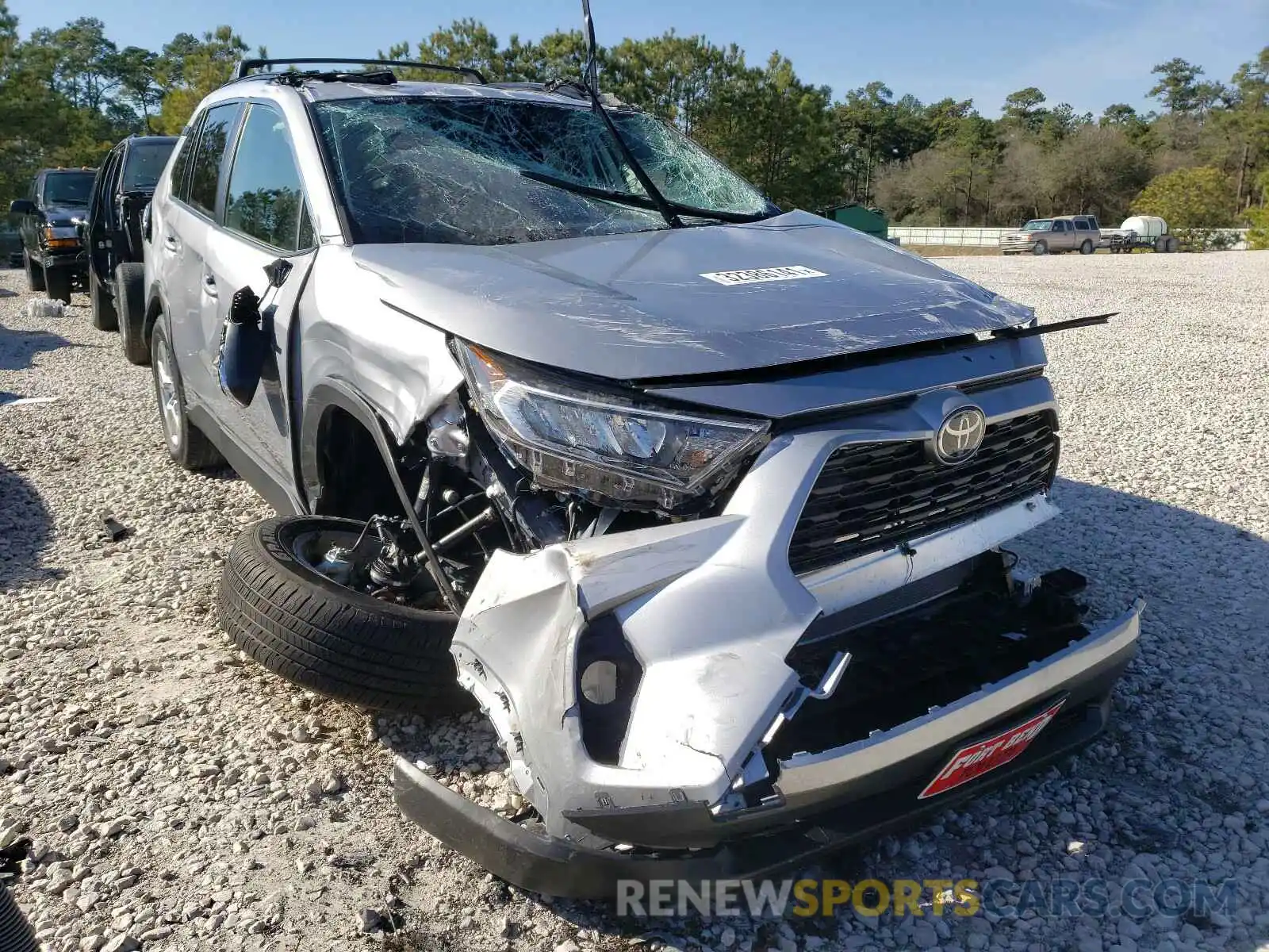 1 Photograph of a damaged car JTMW1RFV4MD069299 TOYOTA RAV4 2021