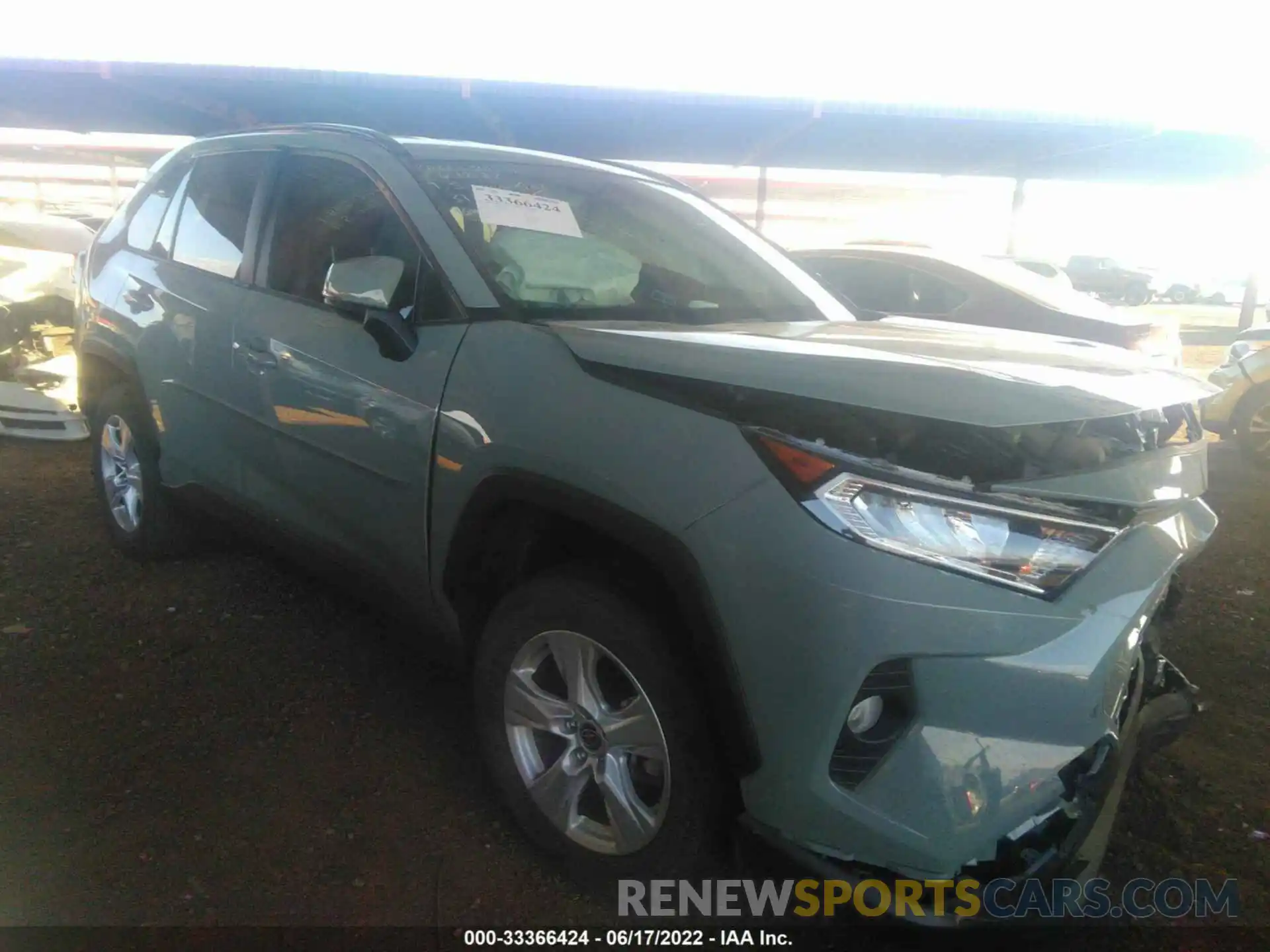 1 Photograph of a damaged car JTMW1RFV4MD523132 TOYOTA RAV4 2021