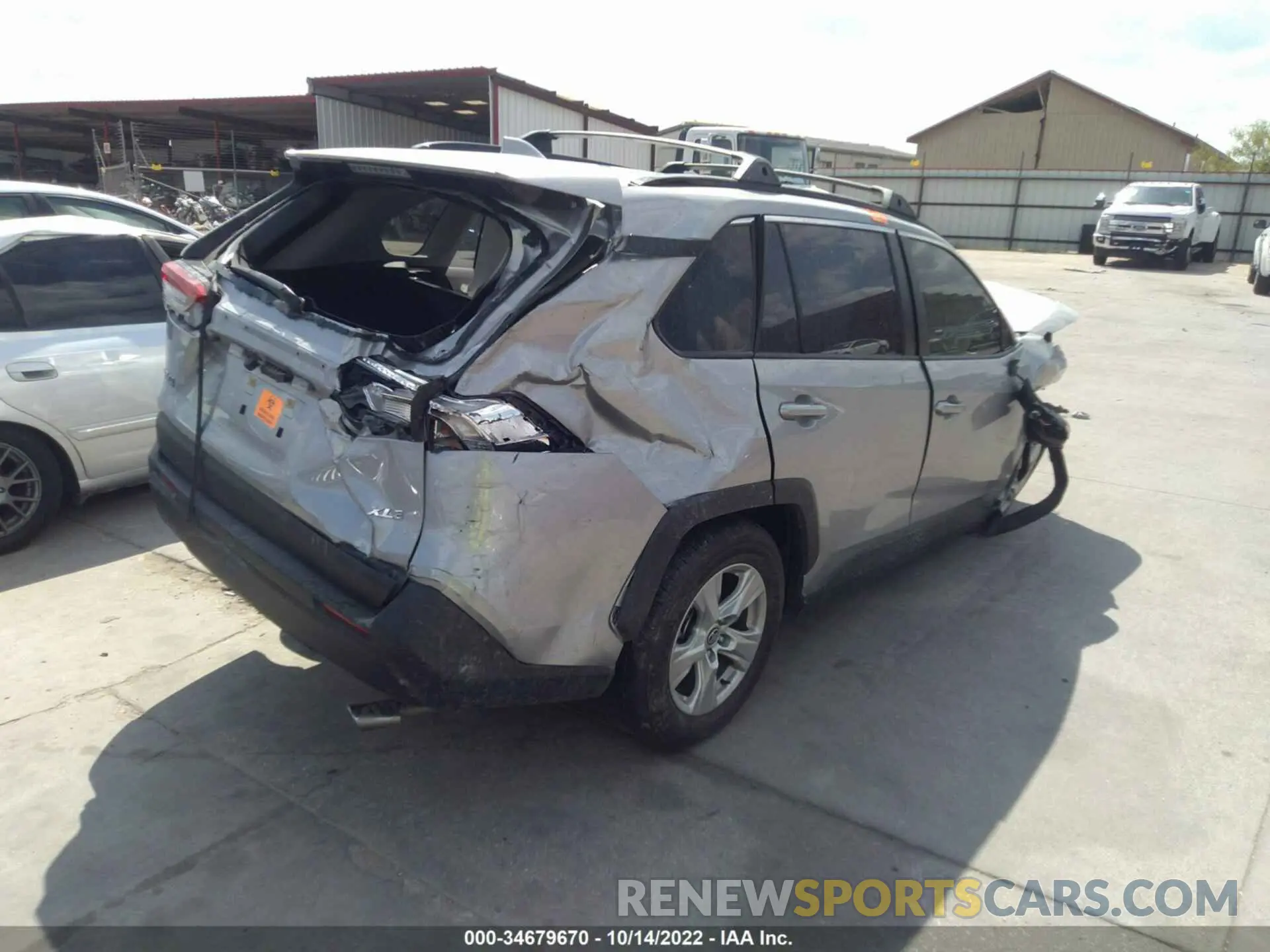 4 Photograph of a damaged car JTMW1RFV5MJ022817 TOYOTA RAV4 2021