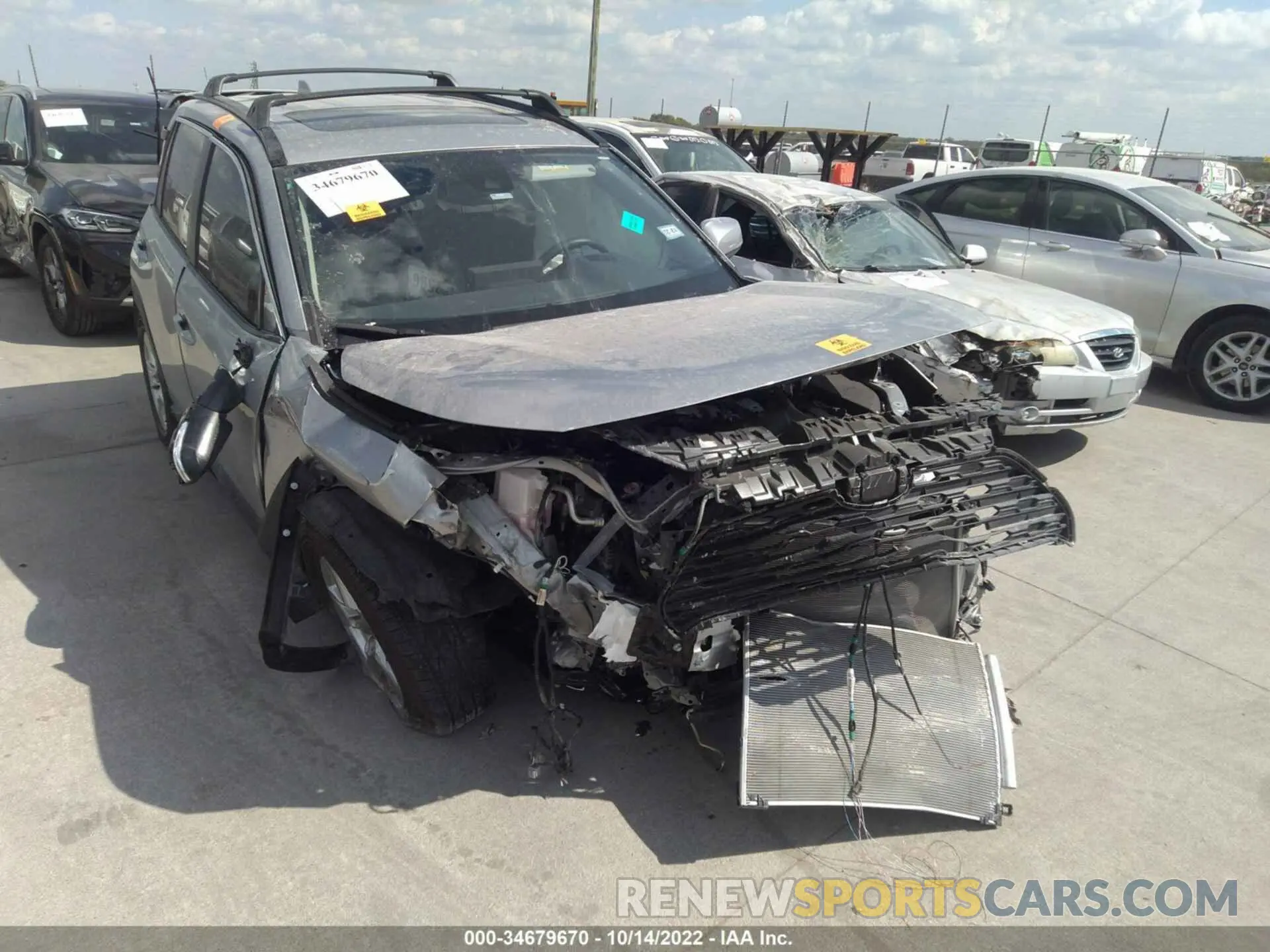 6 Photograph of a damaged car JTMW1RFV5MJ022817 TOYOTA RAV4 2021
