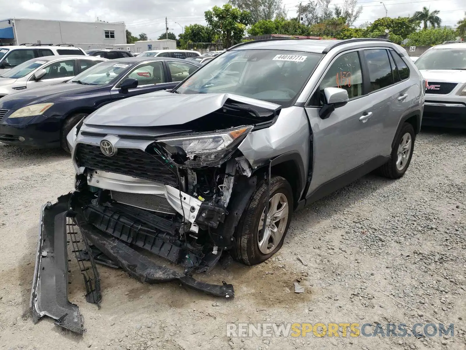 2 Photograph of a damaged car JTMW1RFV6MD068865 TOYOTA RAV4 2021