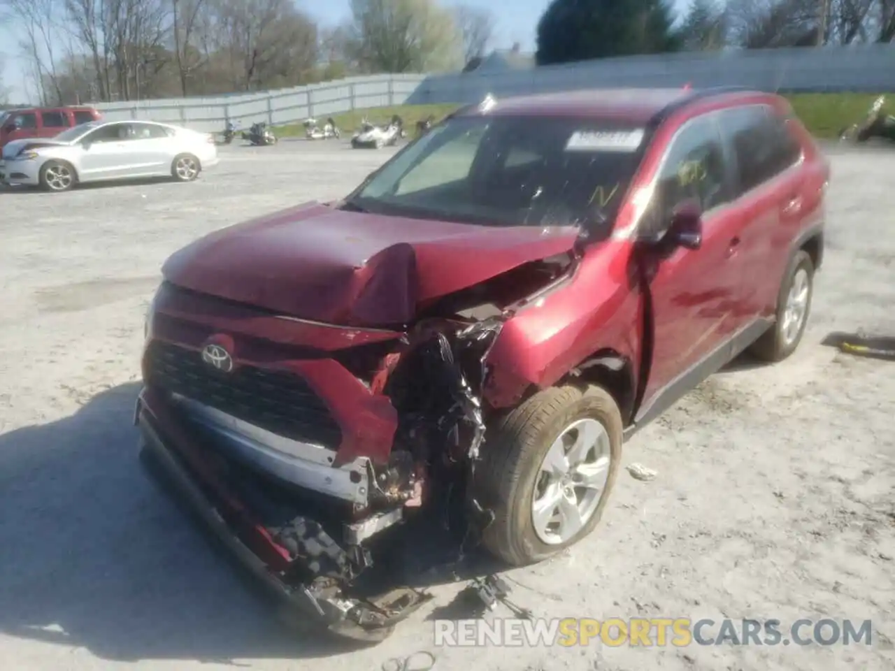 2 Photograph of a damaged car JTMW1RFV7MD073346 TOYOTA RAV4 2021