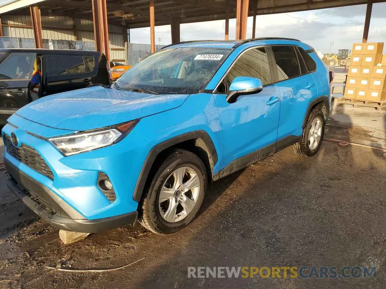 1 Photograph of a damaged car JTMW1RFV8MD063134 TOYOTA RAV4 2021