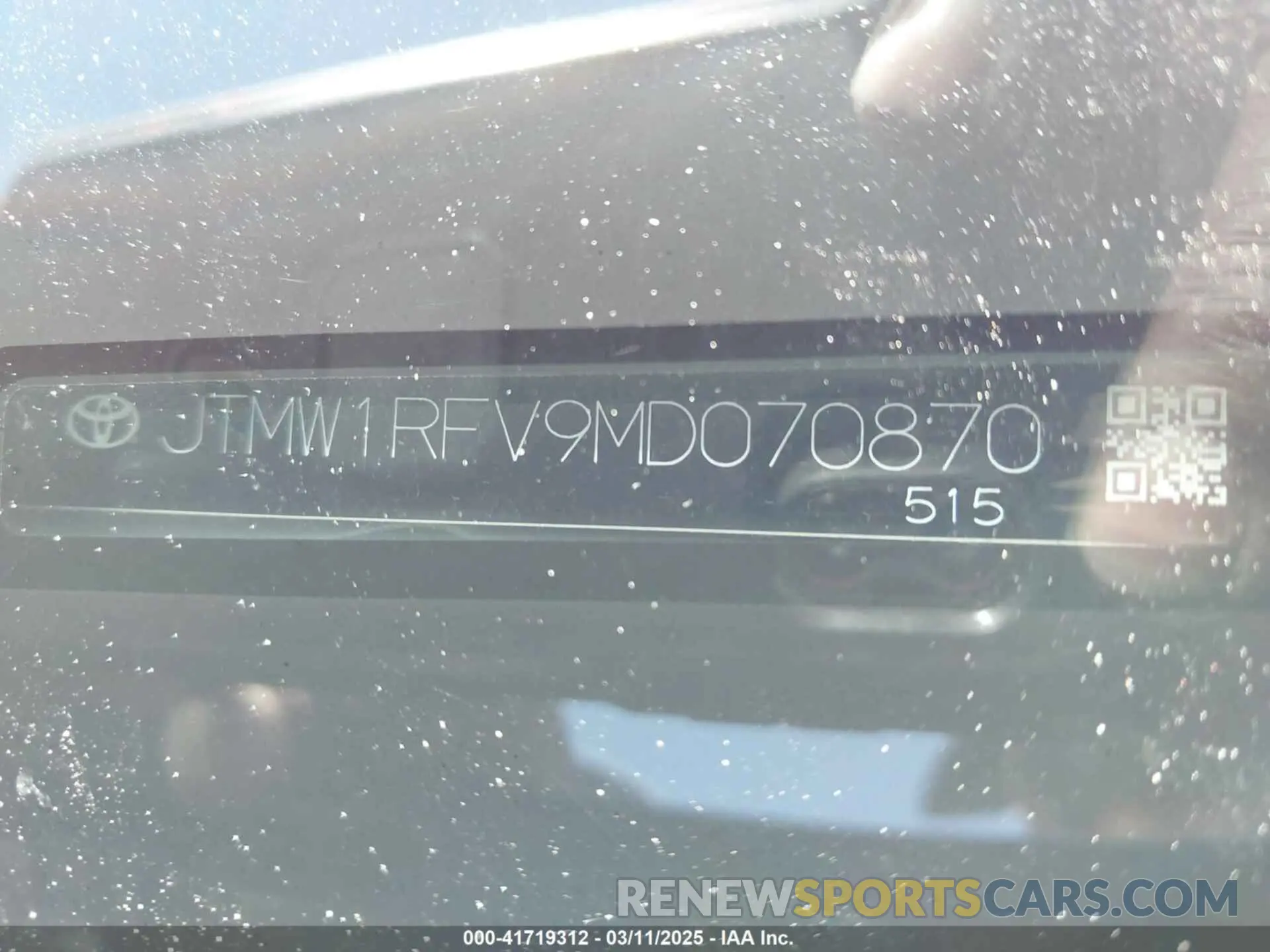 9 Photograph of a damaged car JTMW1RFV9MD070870 TOYOTA RAV4 2021
