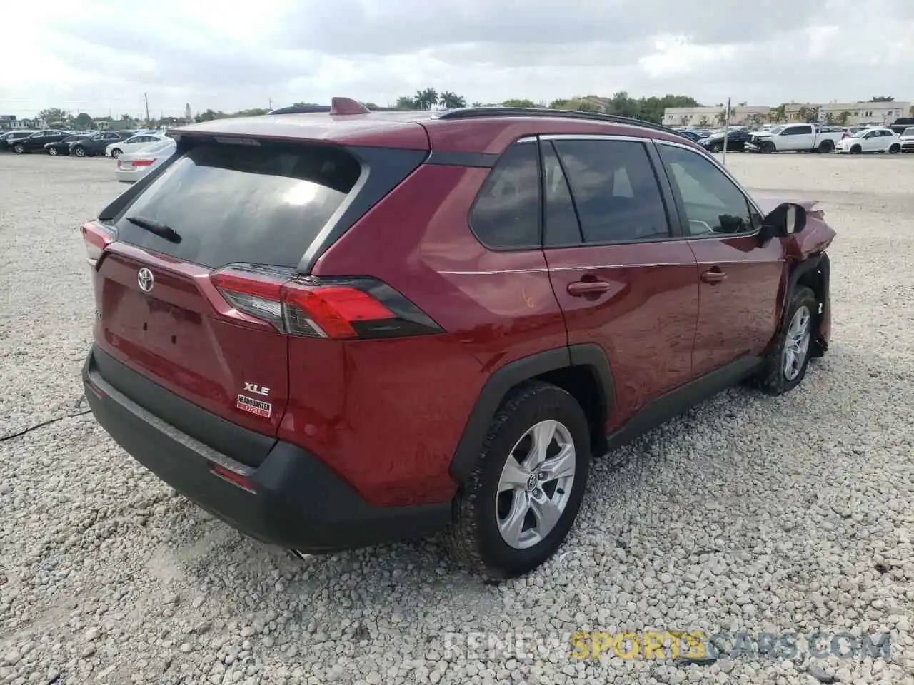 4 Photograph of a damaged car JTMW1RFV9MD071596 TOYOTA RAV4 2021