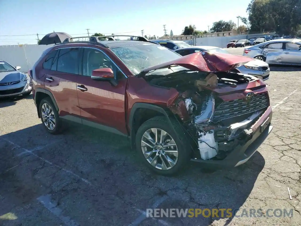 4 Photograph of a damaged car JTMY1RFV0MD063587 TOYOTA RAV4 2021