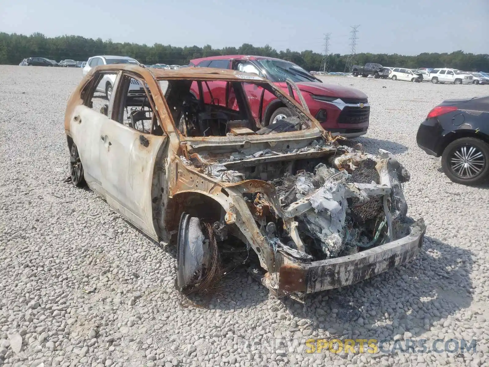 1 Photograph of a damaged car JTMY1RFV6MD070527 TOYOTA RAV4 2021