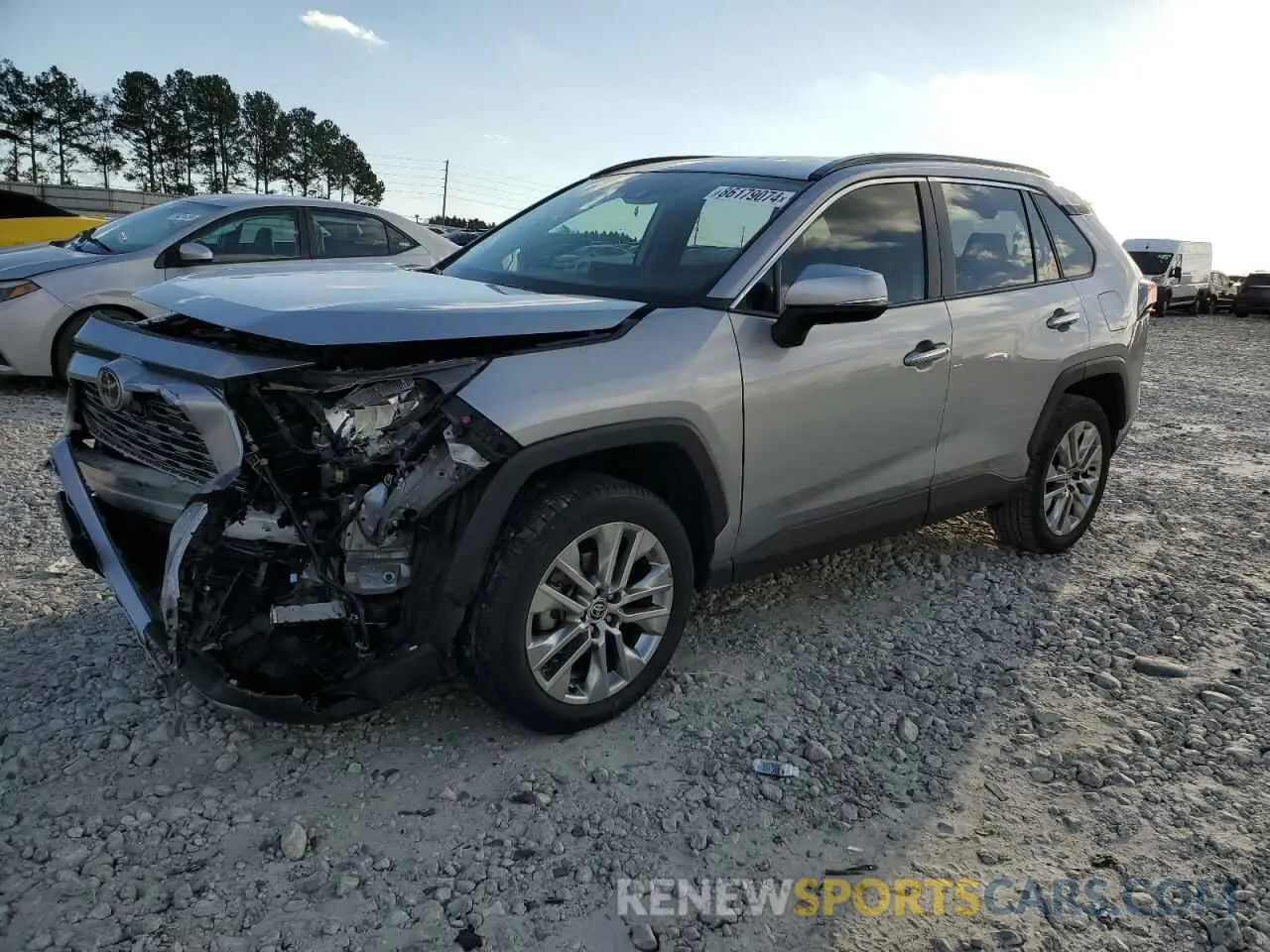 1 Photograph of a damaged car JTMY1RFV7MD522744 TOYOTA RAV4 2021