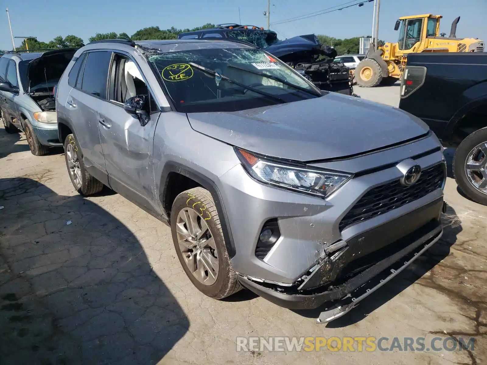 1 Photograph of a damaged car JTMY1RFV9MD072448 TOYOTA RAV4 2021