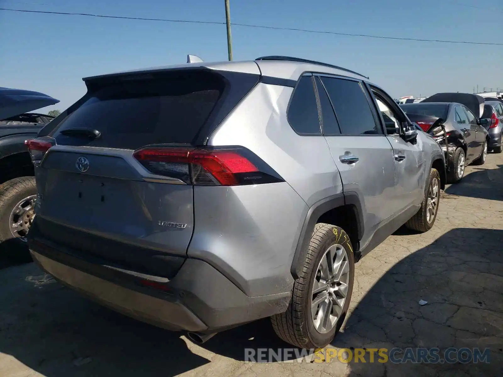 4 Photograph of a damaged car JTMY1RFV9MD072448 TOYOTA RAV4 2021