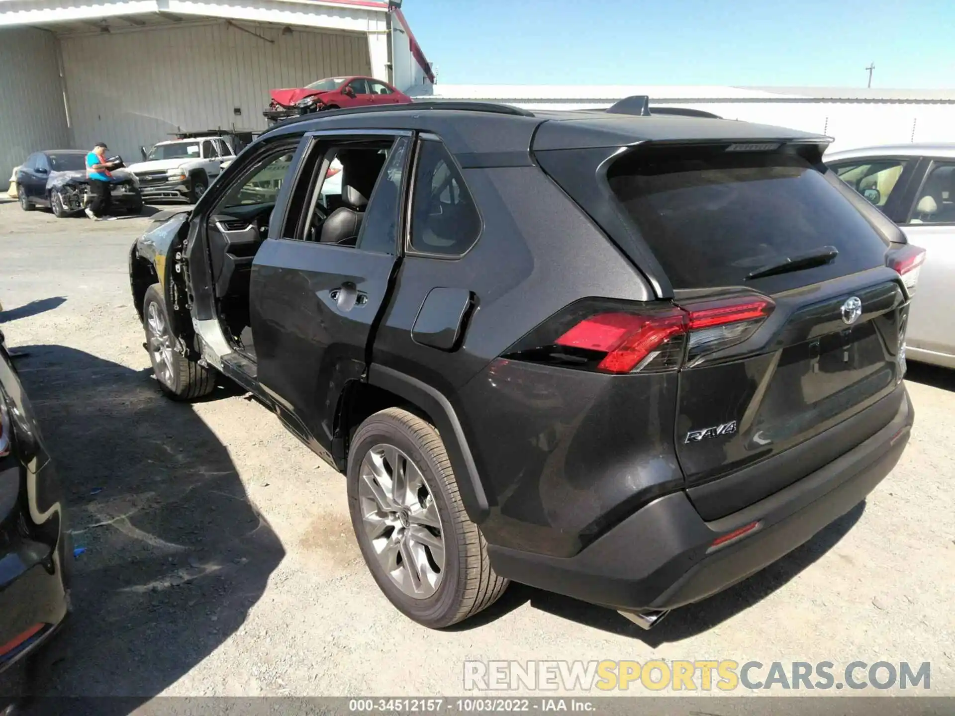 3 Photograph of a damaged car 2T3A1RFV1NC292741 TOYOTA RAV4 2022