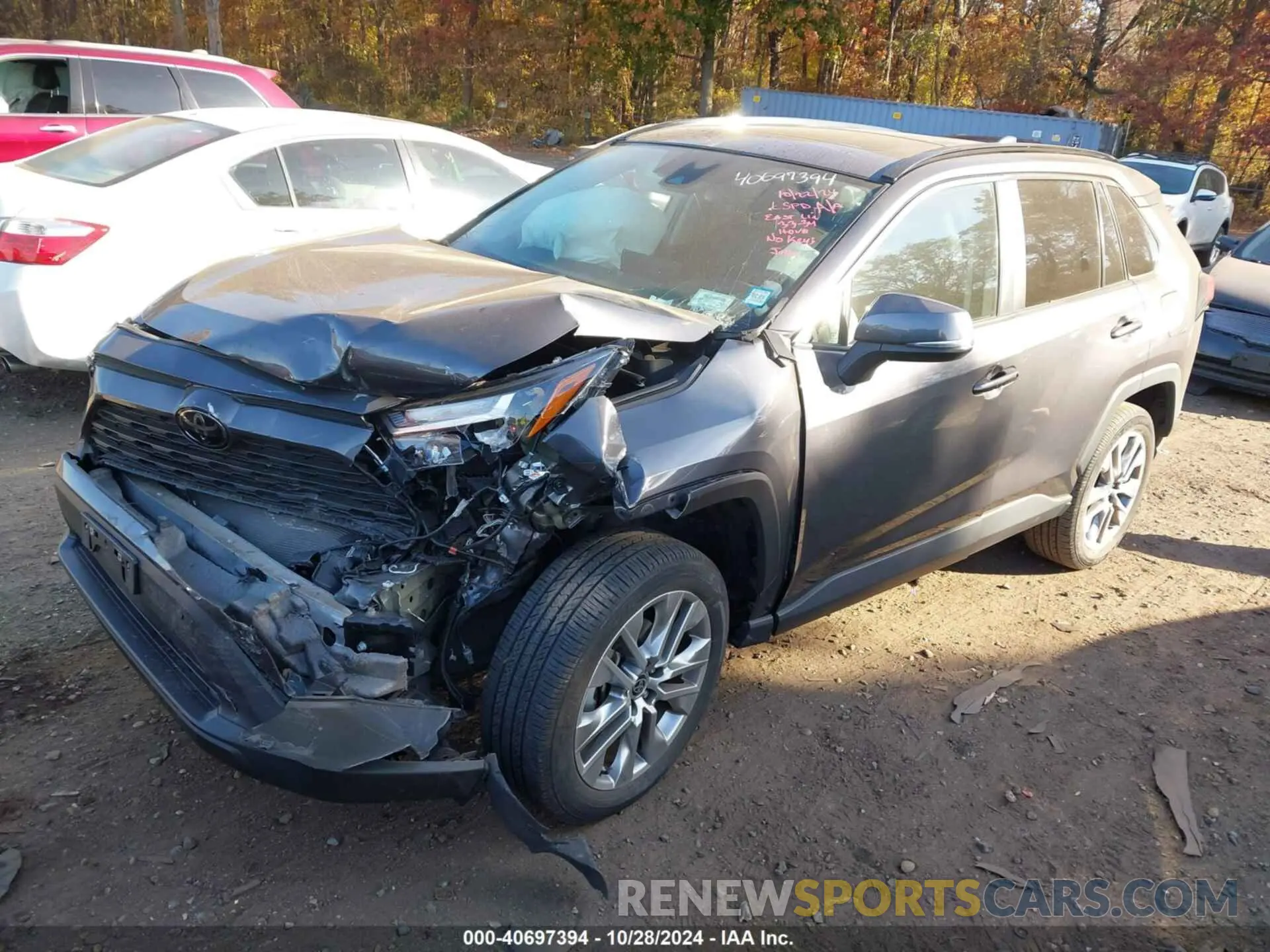 2 Photograph of a damaged car 2T3A1RFV1NW253212 TOYOTA RAV4 2022