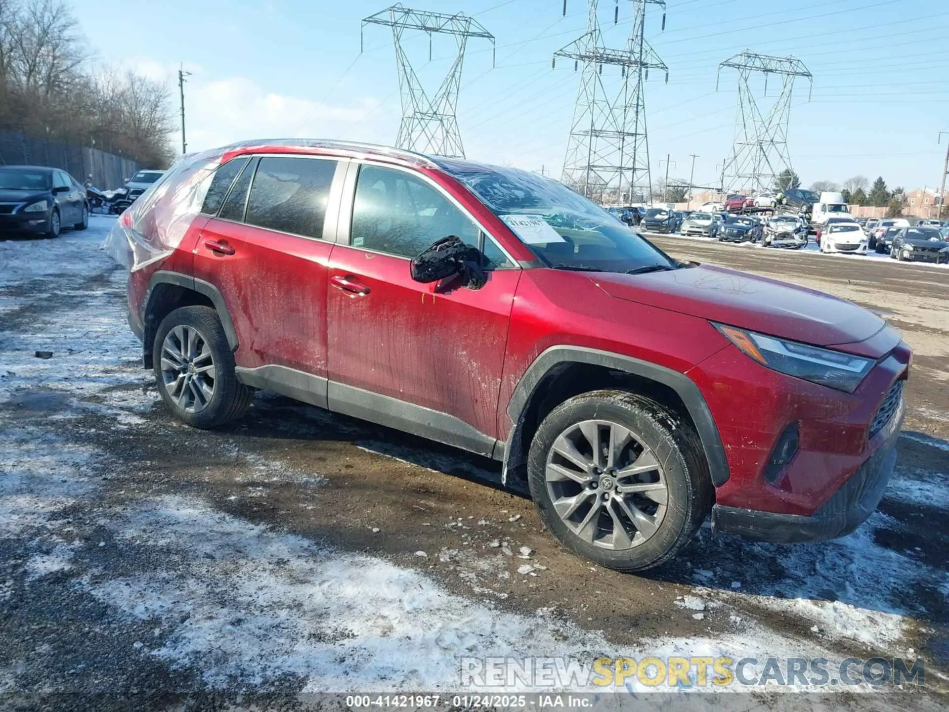 1 Photograph of a damaged car 2T3A1RFV1NW310749 TOYOTA RAV4 2022