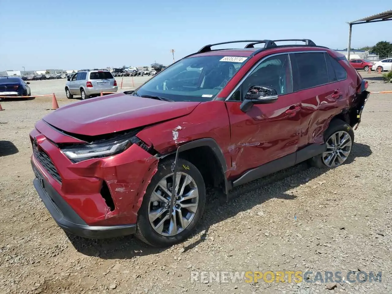 1 Photograph of a damaged car 2T3A1RFV4NW296894 TOYOTA RAV4 2022