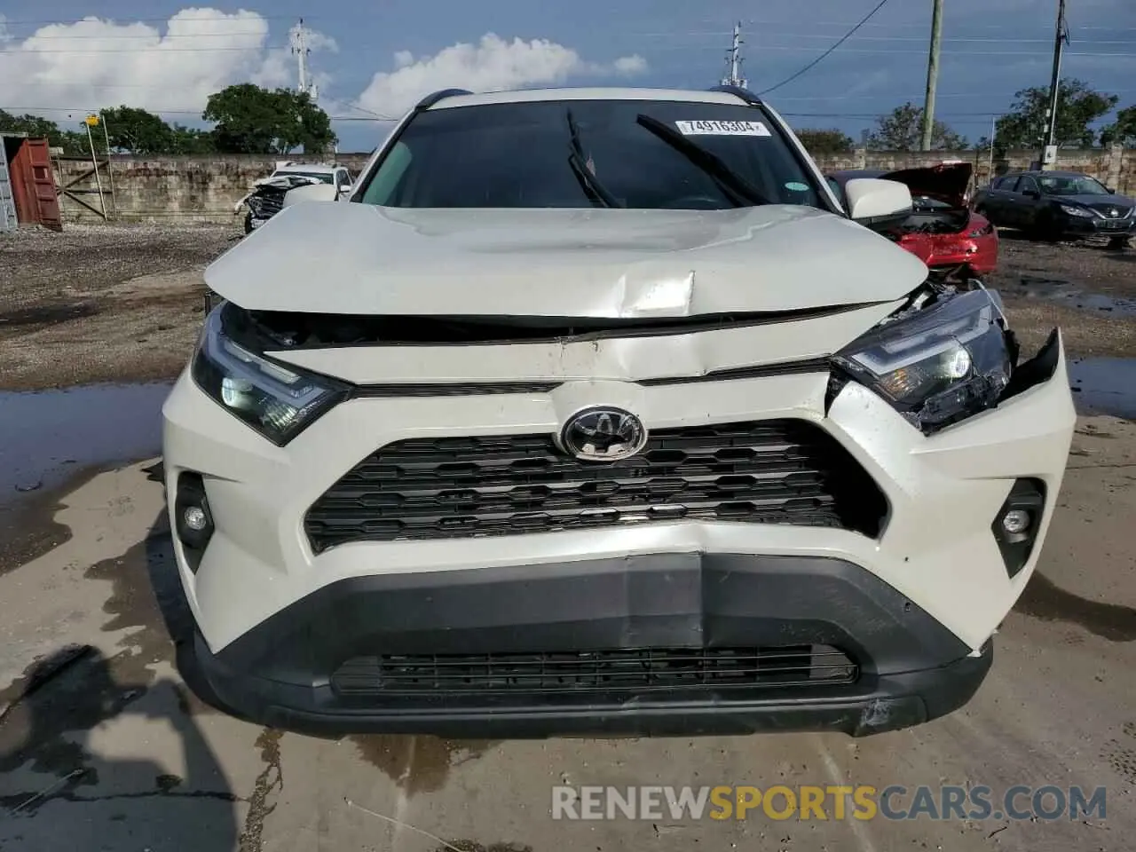 5 Photograph of a damaged car 2T3A1RFV4NW297186 TOYOTA RAV4 2022