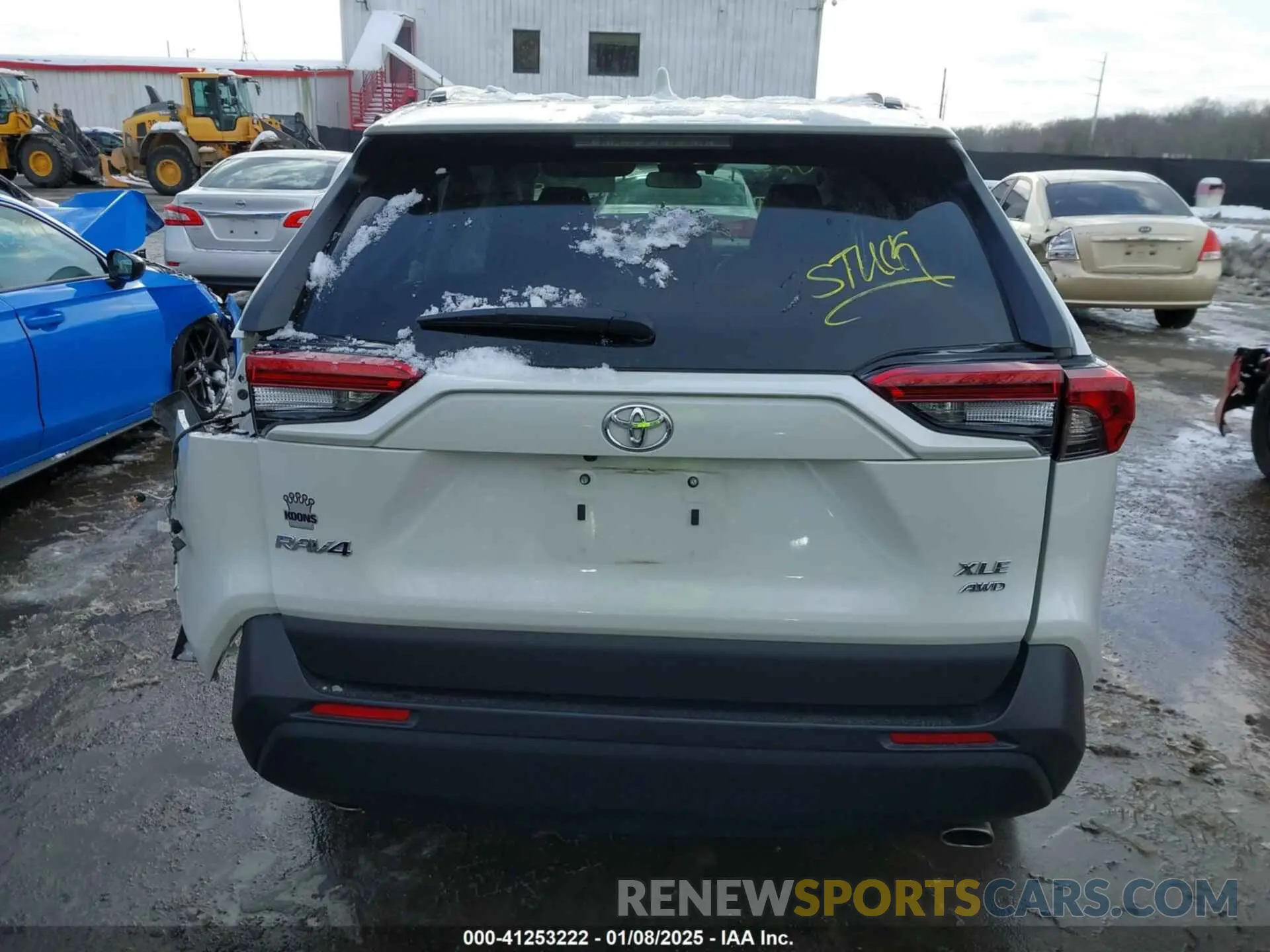 16 Photograph of a damaged car 2T3A1RFV5NW295818 TOYOTA RAV4 2022