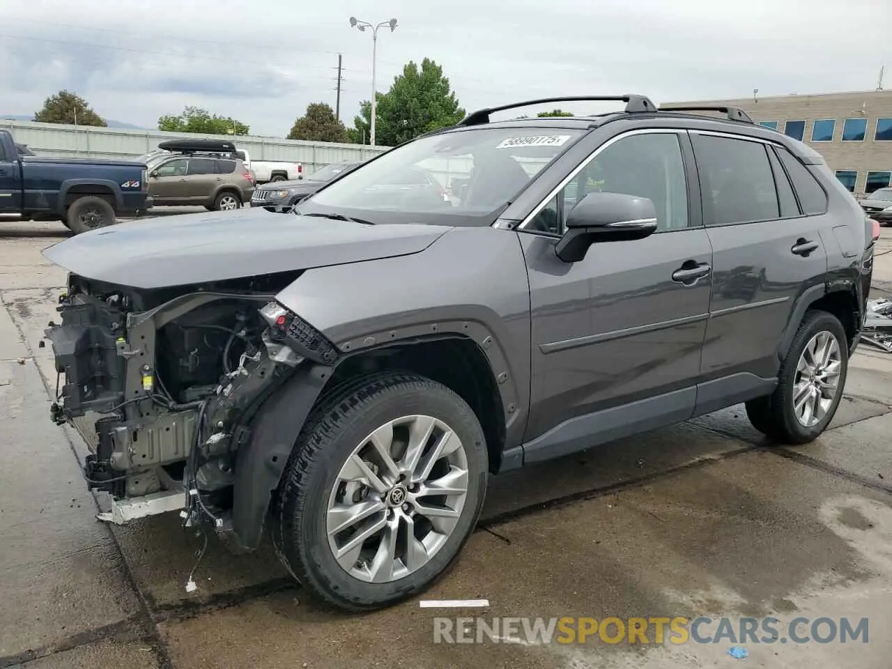 1 Photograph of a damaged car 2T3A1RFV7NC293473 TOYOTA RAV4 2022