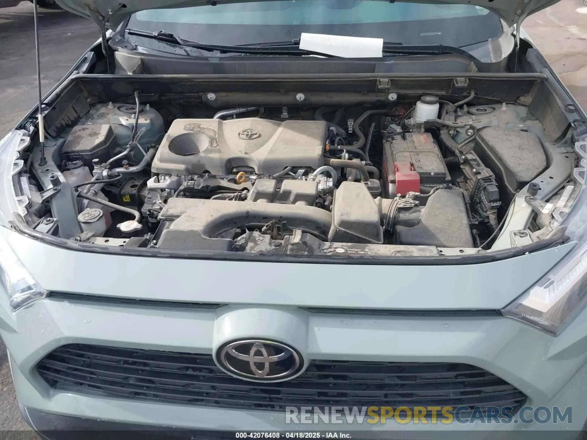 10 Photograph of a damaged car 2T3A1RFV7NW256681 TOYOTA RAV4 2022