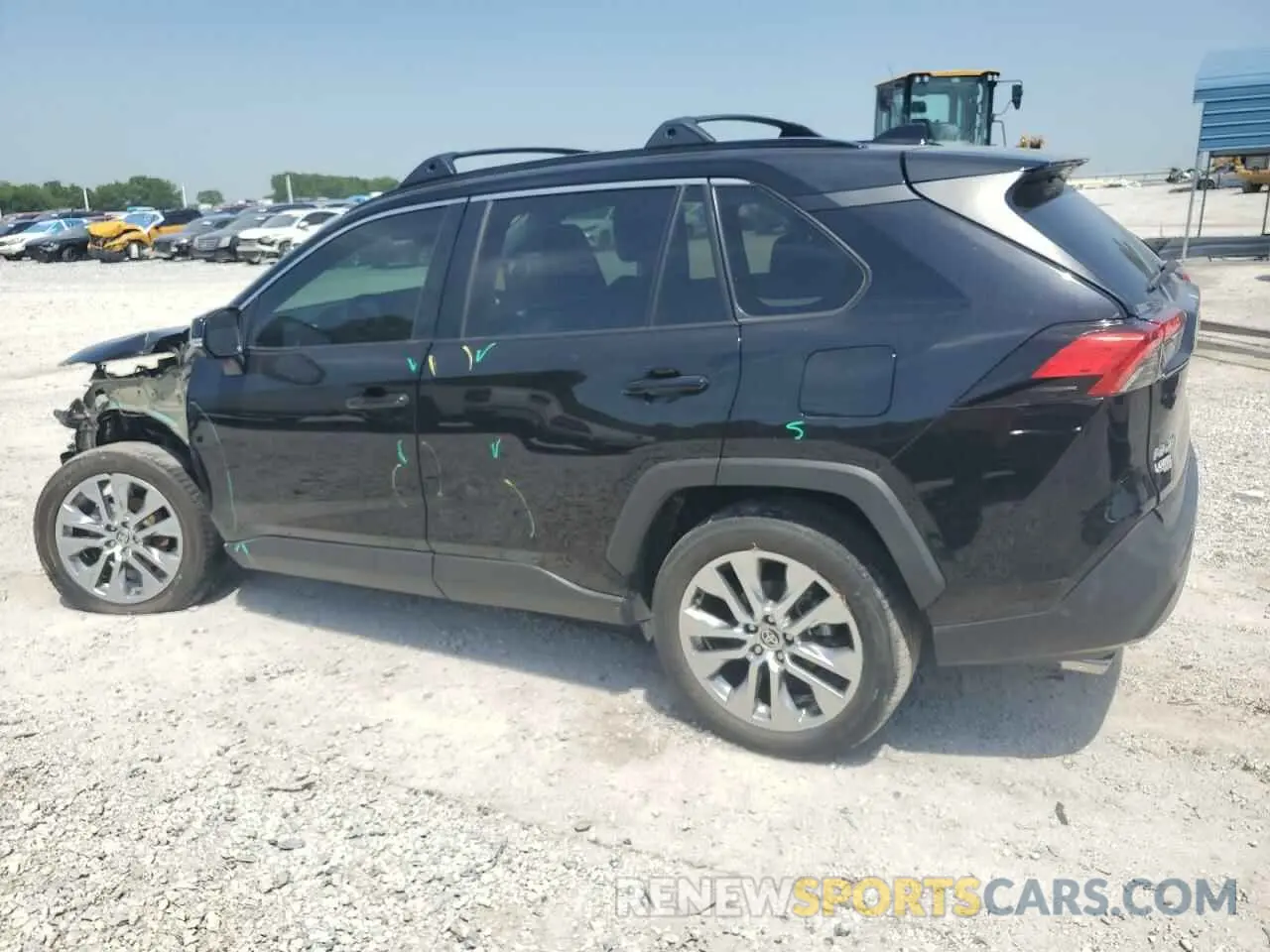 2 Photograph of a damaged car 2T3A1RFV7NW296422 TOYOTA RAV4 2022