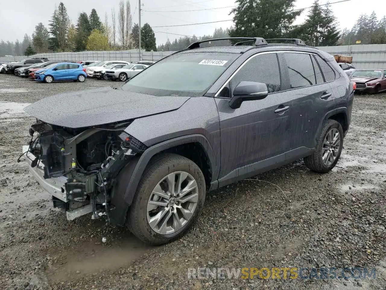 1 Photograph of a damaged car 2T3A1RFV8NC317649 TOYOTA RAV4 2022