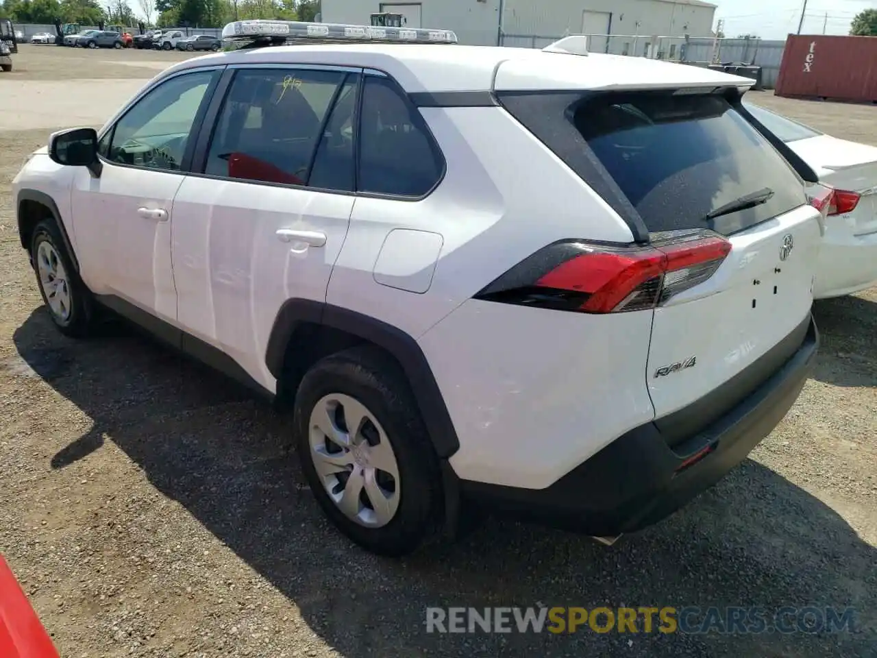 3 Photograph of a damaged car 2T3B1RFV0NC257063 TOYOTA RAV4 2022