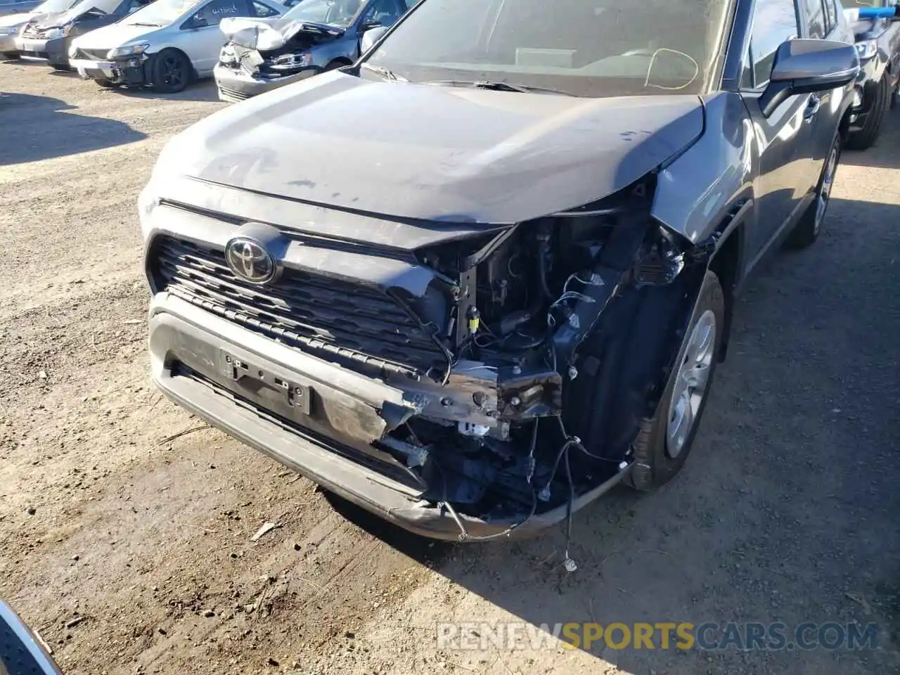 9 Photograph of a damaged car 2T3B1RFV7NC296703 TOYOTA RAV4 2022