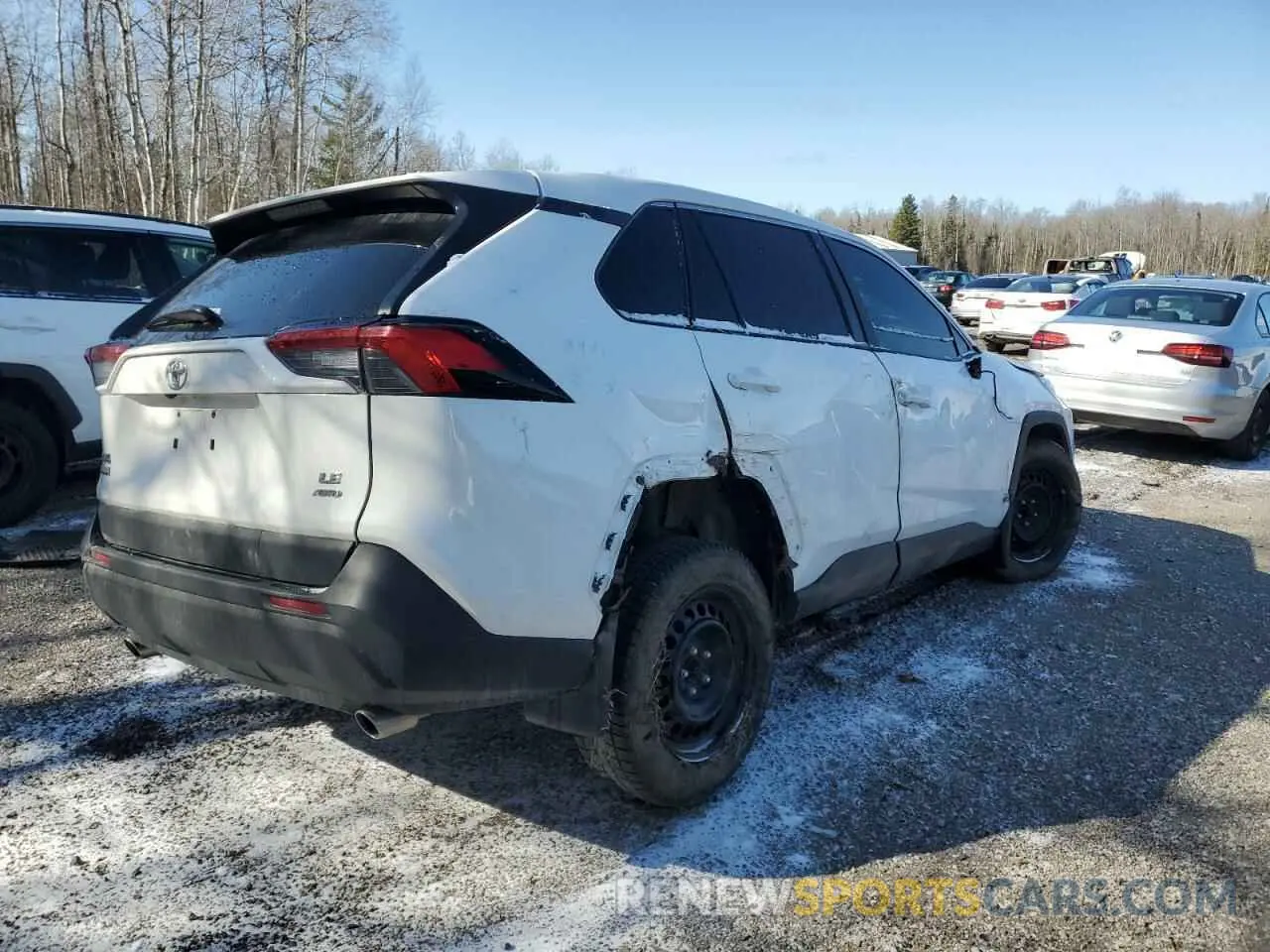 3 Photograph of a damaged car 2T3B1RFVXNC300386 TOYOTA RAV4 2022