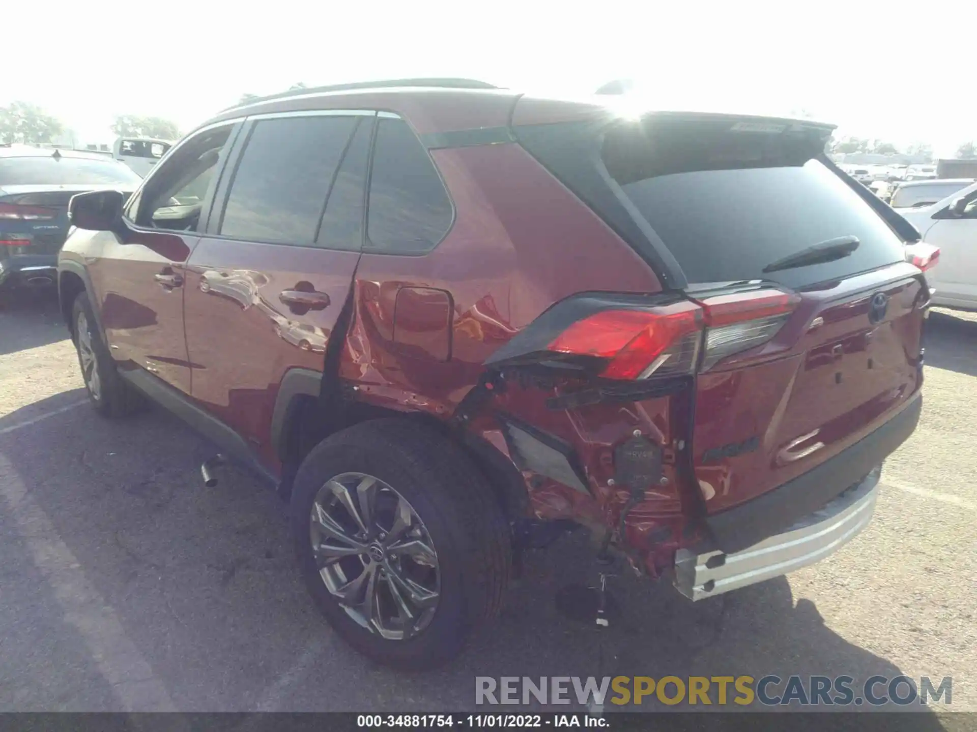 3 Photograph of a damaged car 2T3B6RFV1NW034045 TOYOTA RAV4 2022