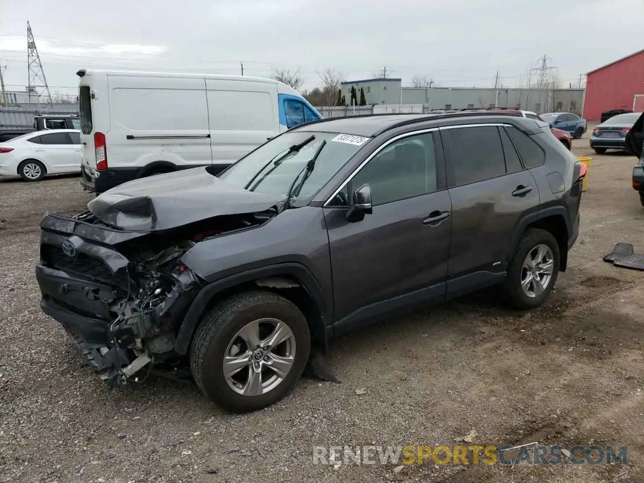 1 Photograph of a damaged car 2T3BWRFV0NW144472 TOYOTA RAV4 2022