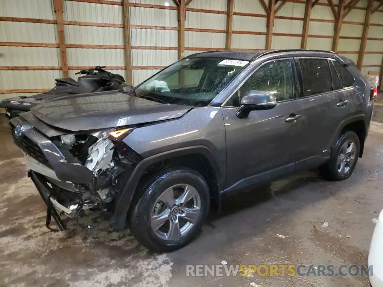 1 Photograph of a damaged car 2T3BWRFV9NW146088 TOYOTA RAV4 2022