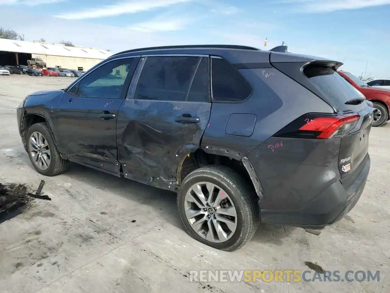 2 Photograph of a damaged car 2T3C1RFV1NC196925 TOYOTA RAV4 2022