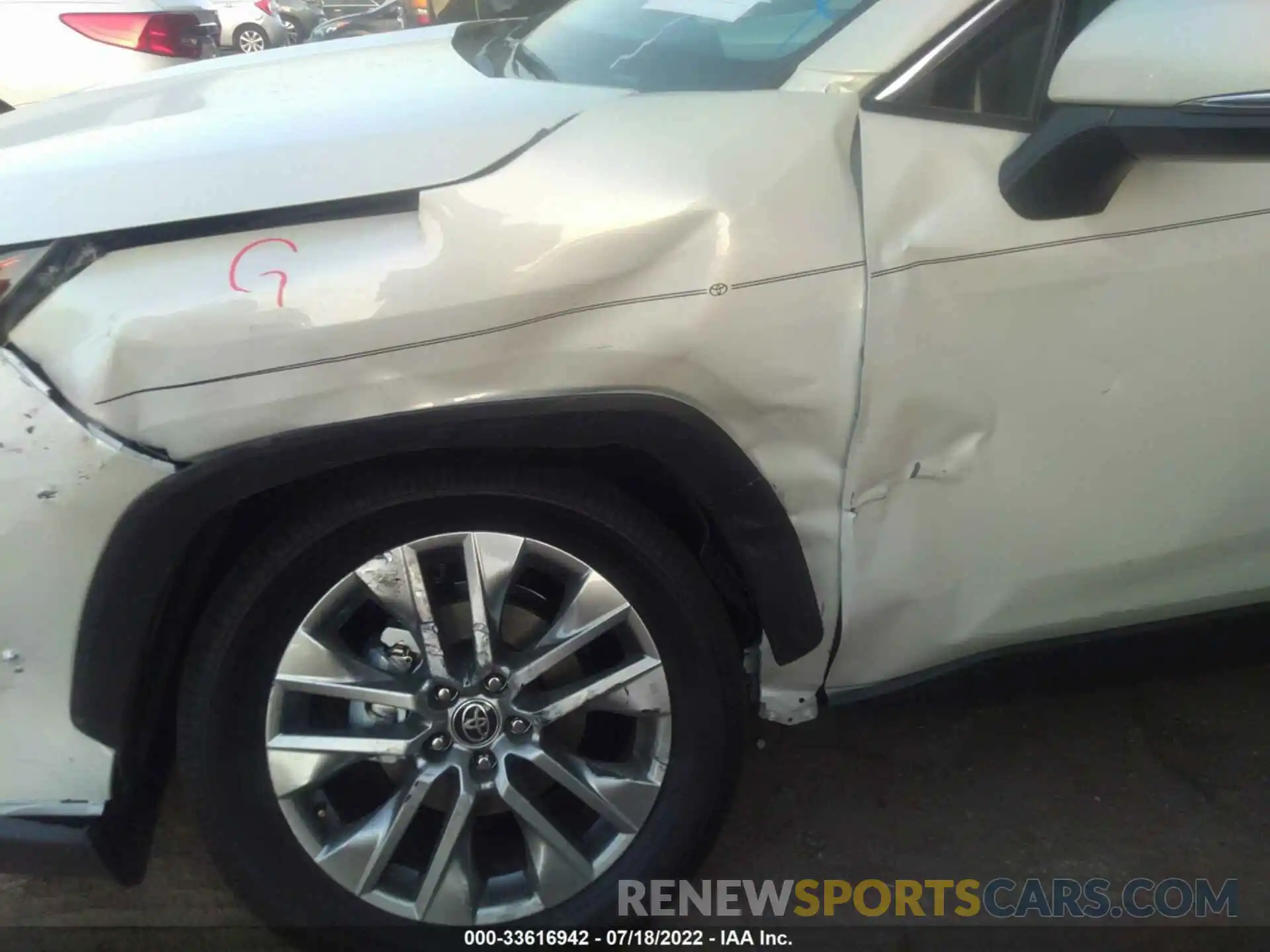 6 Photograph of a damaged car 2T3C1RFV1NW207419 TOYOTA RAV4 2022