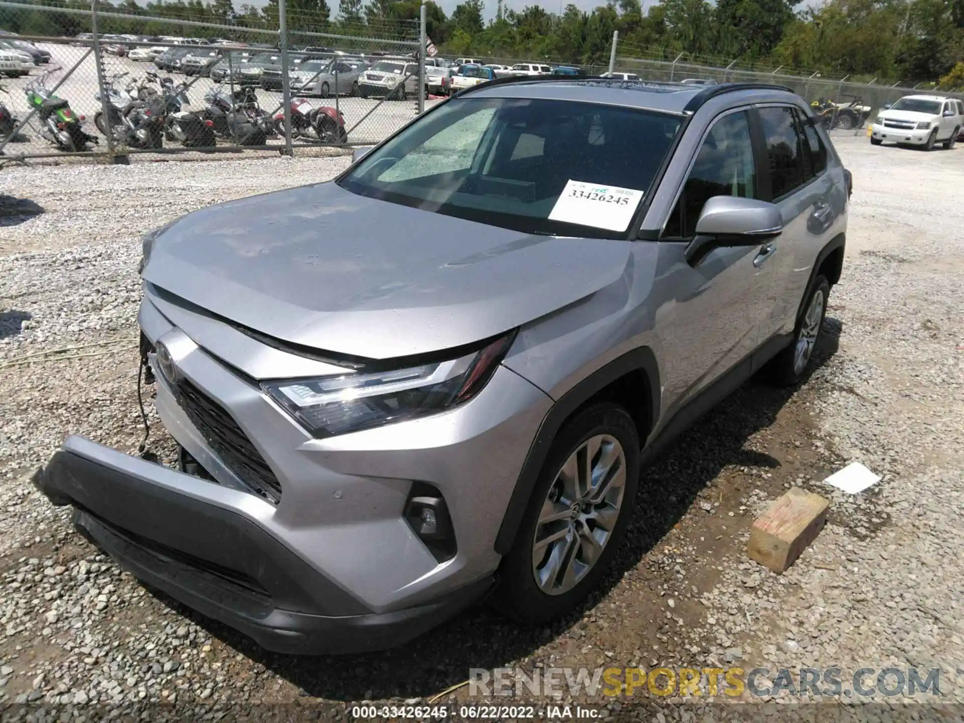 2 Photograph of a damaged car 2T3C1RFV2NC181222 TOYOTA RAV4 2022