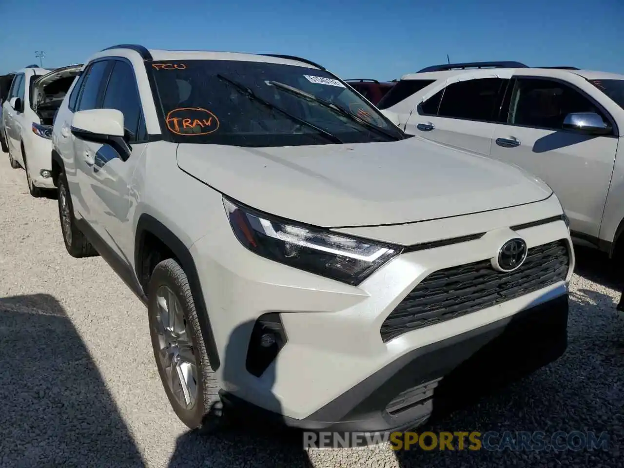 1 Photograph of a damaged car 2T3C1RFV4NW194035 TOYOTA RAV4 2022