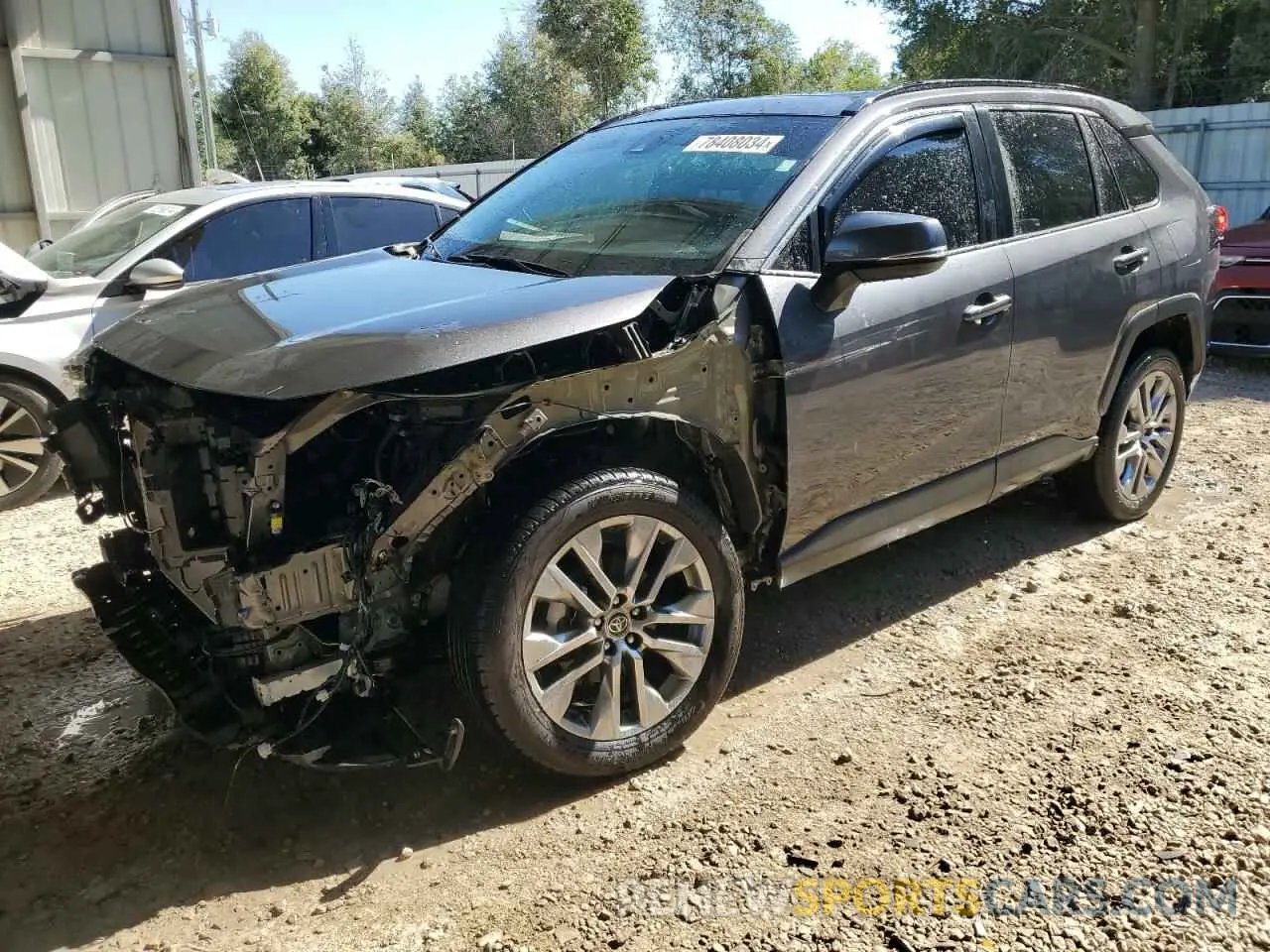 1 Photograph of a damaged car 2T3C1RFV5NC195096 TOYOTA RAV4 2022