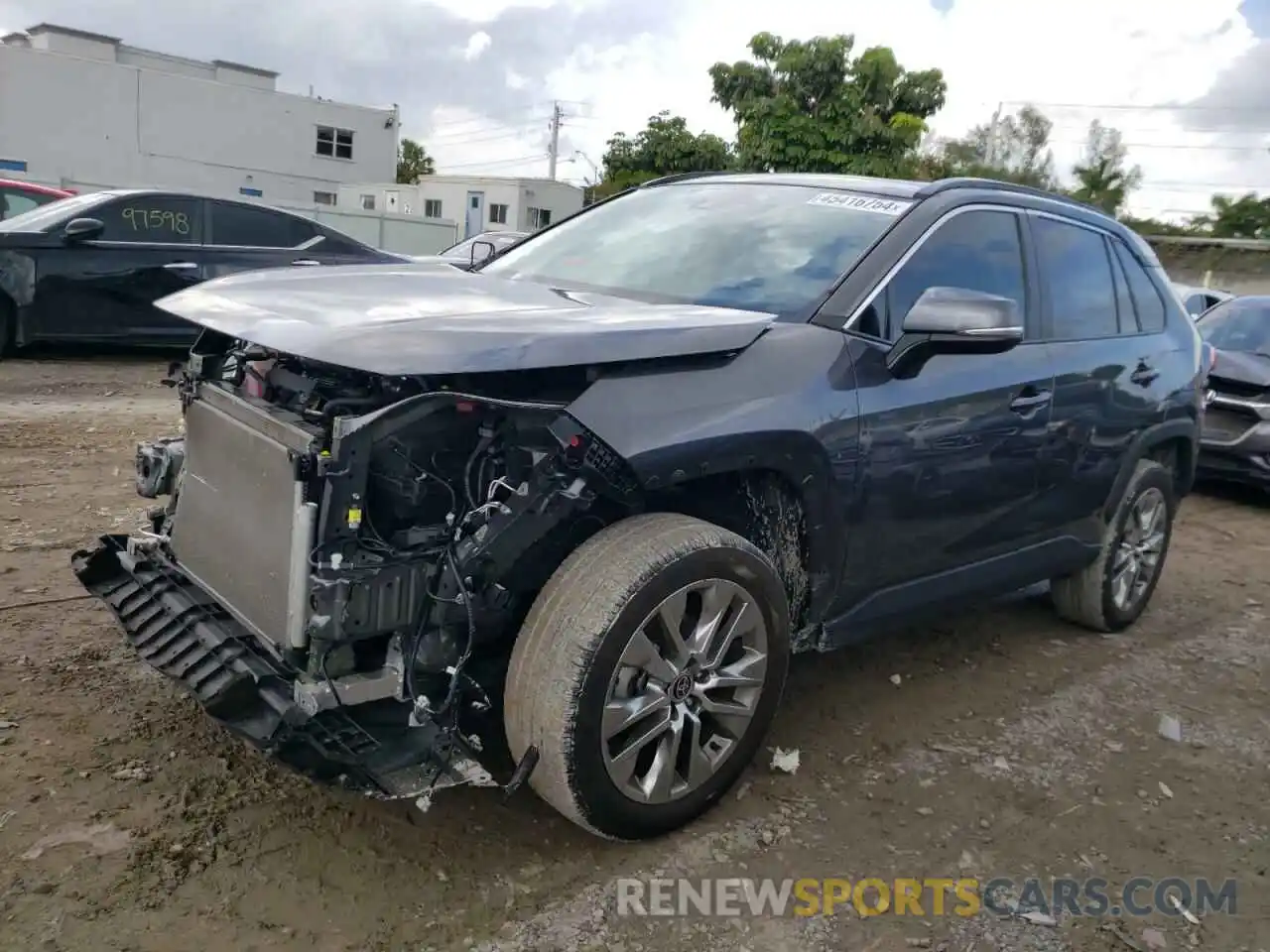 1 Photograph of a damaged car 2T3C1RFV6NC184236 TOYOTA RAV4 2022