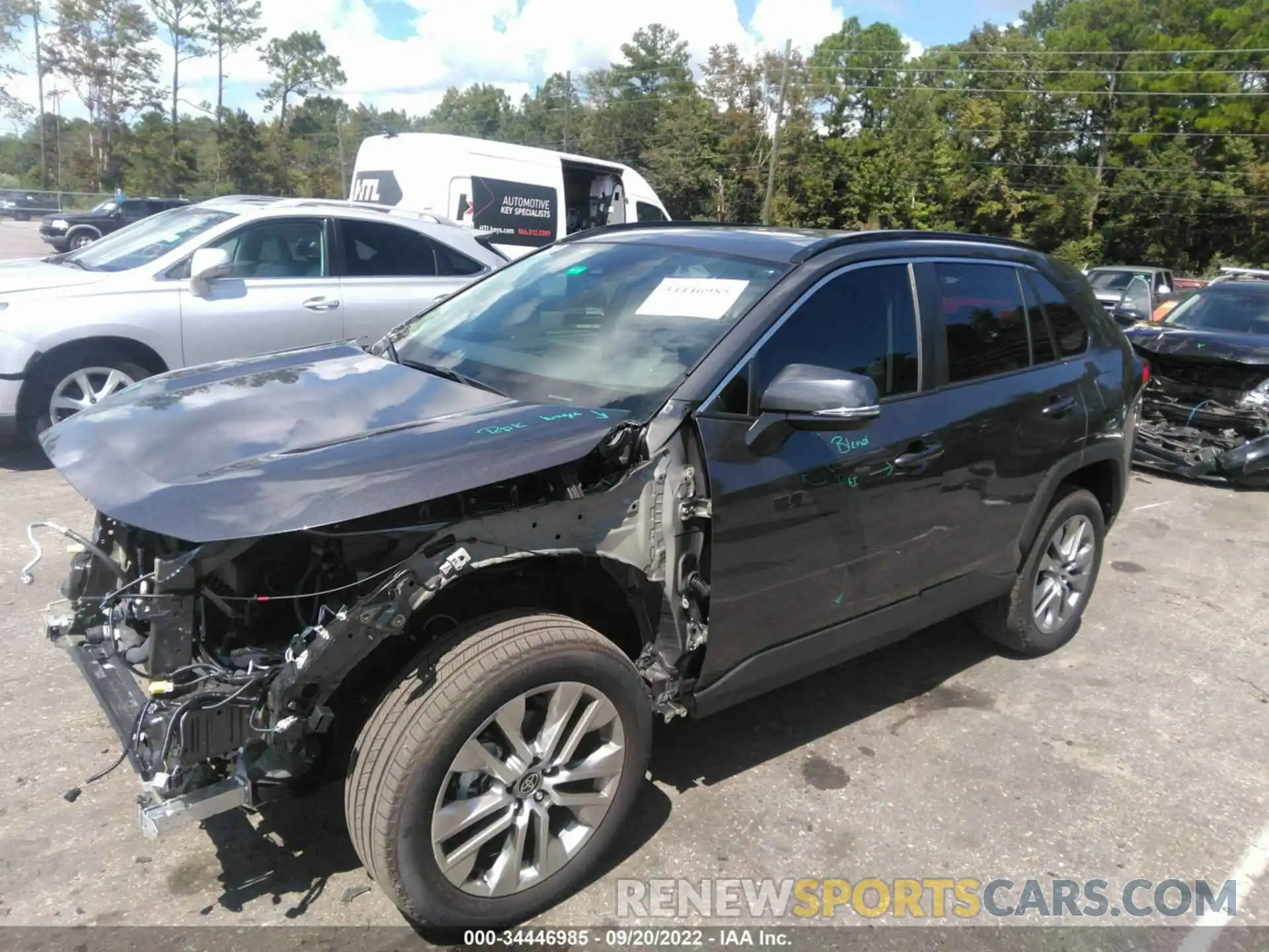 2 Photograph of a damaged car 2T3C1RFV7NC196914 TOYOTA RAV4 2022