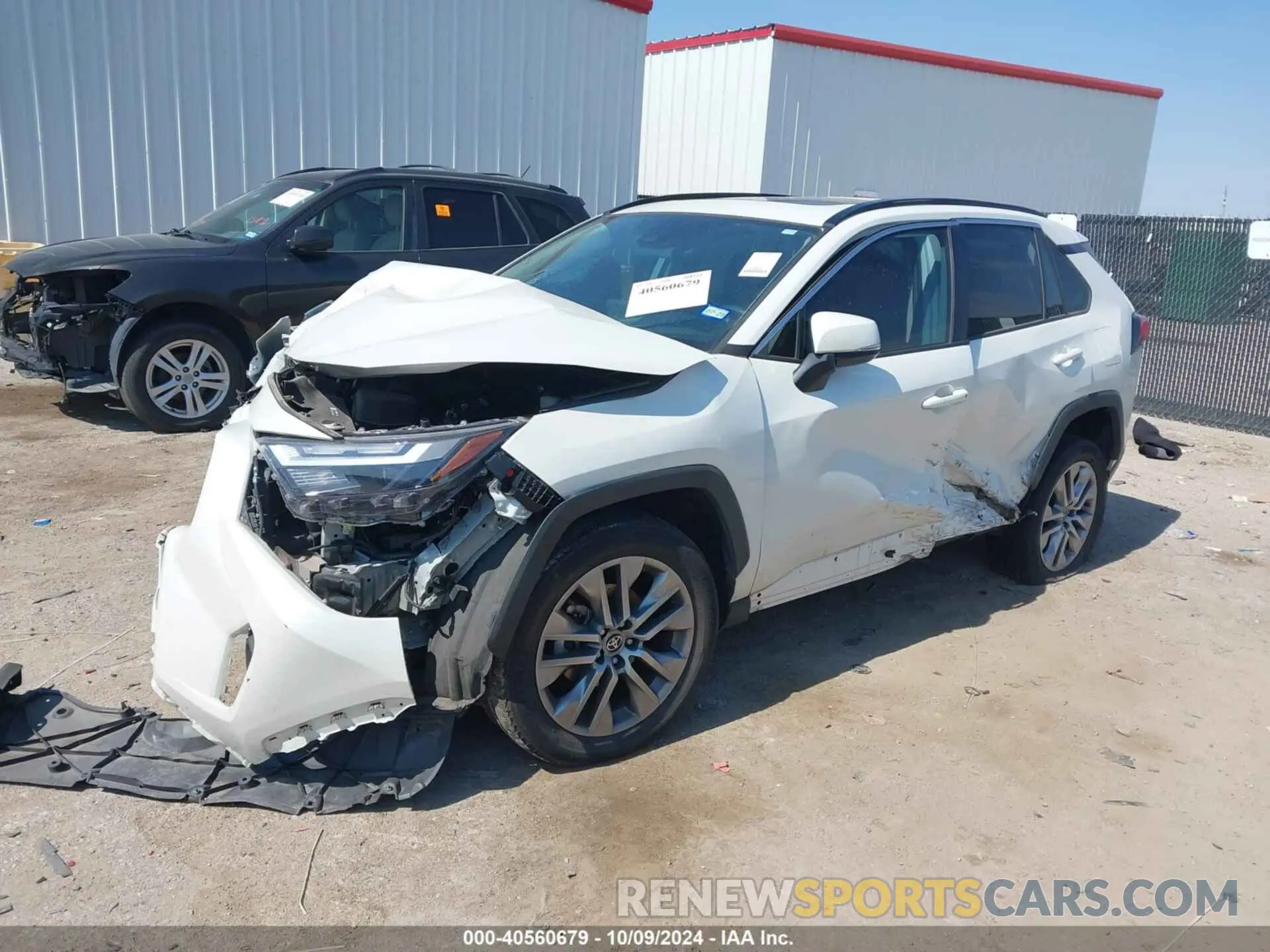 2 Photograph of a damaged car 2T3C1RFV7NW210731 TOYOTA RAV4 2022
