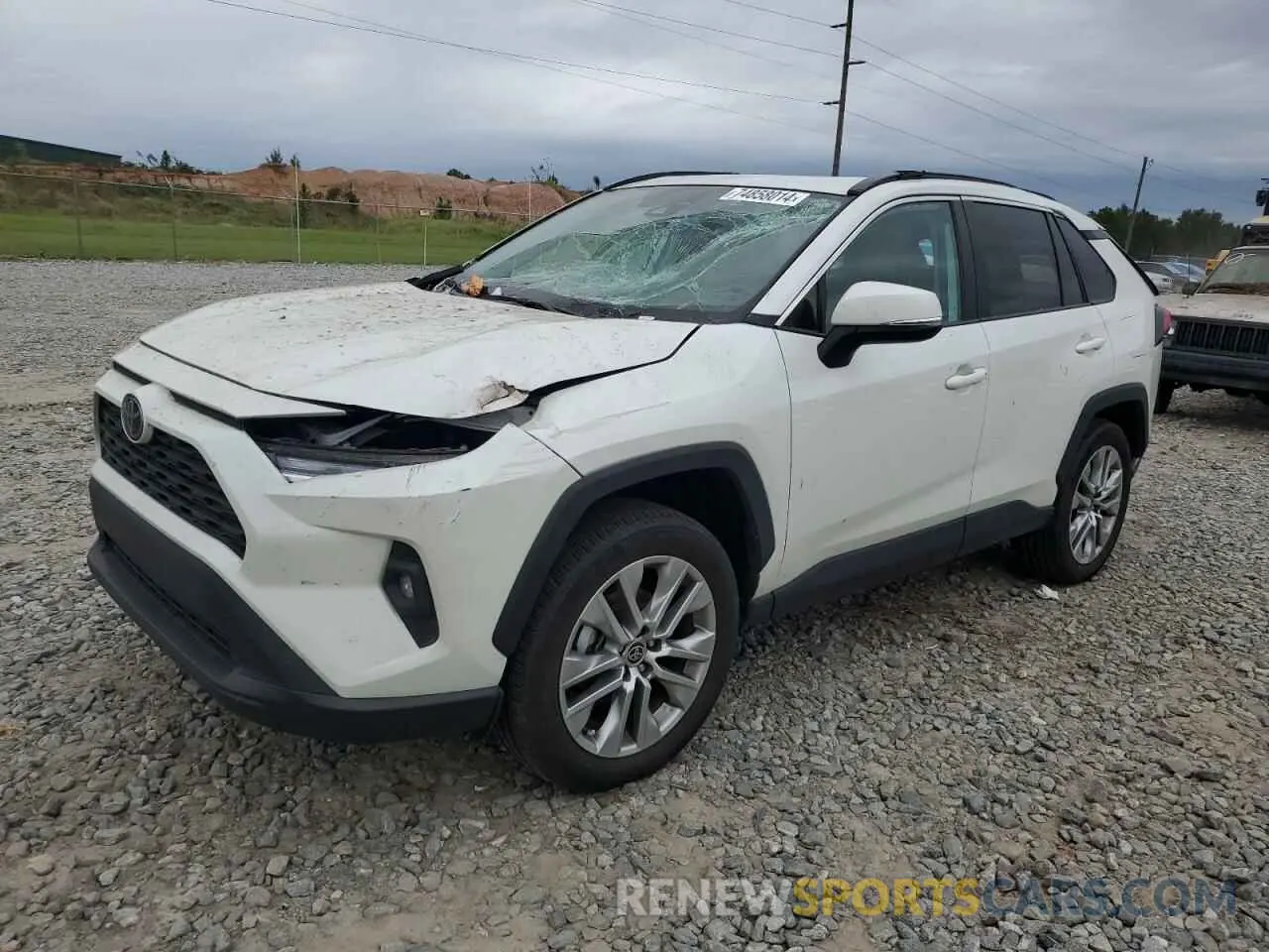 1 Photograph of a damaged car 2T3C1RFV8NW190215 TOYOTA RAV4 2022