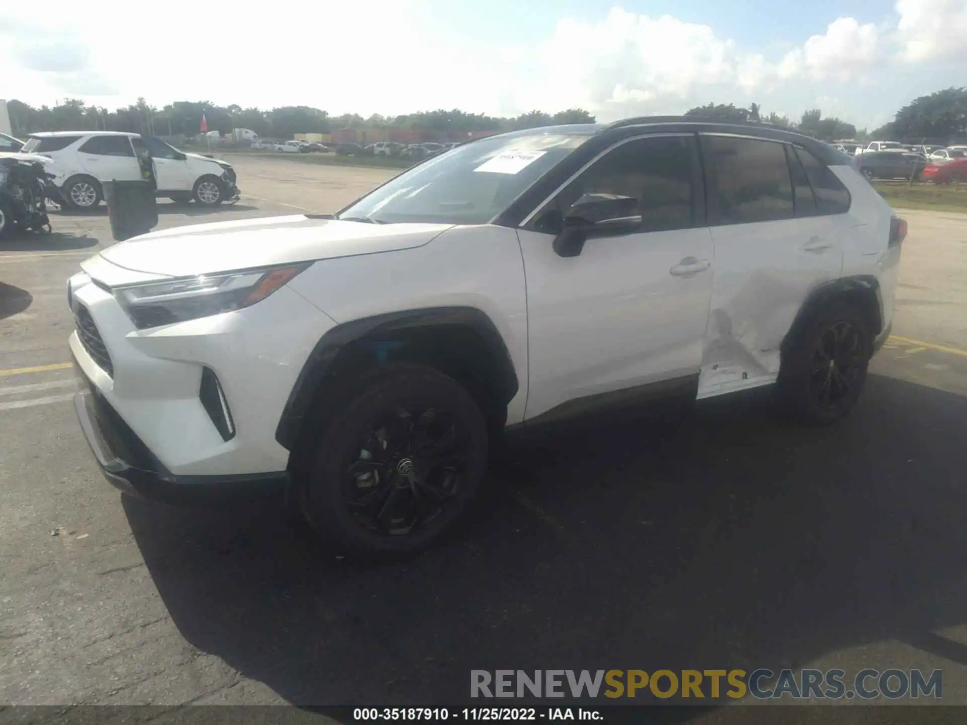 2 Photograph of a damaged car 2T3E6RFV1NW034270 TOYOTA RAV4 2022