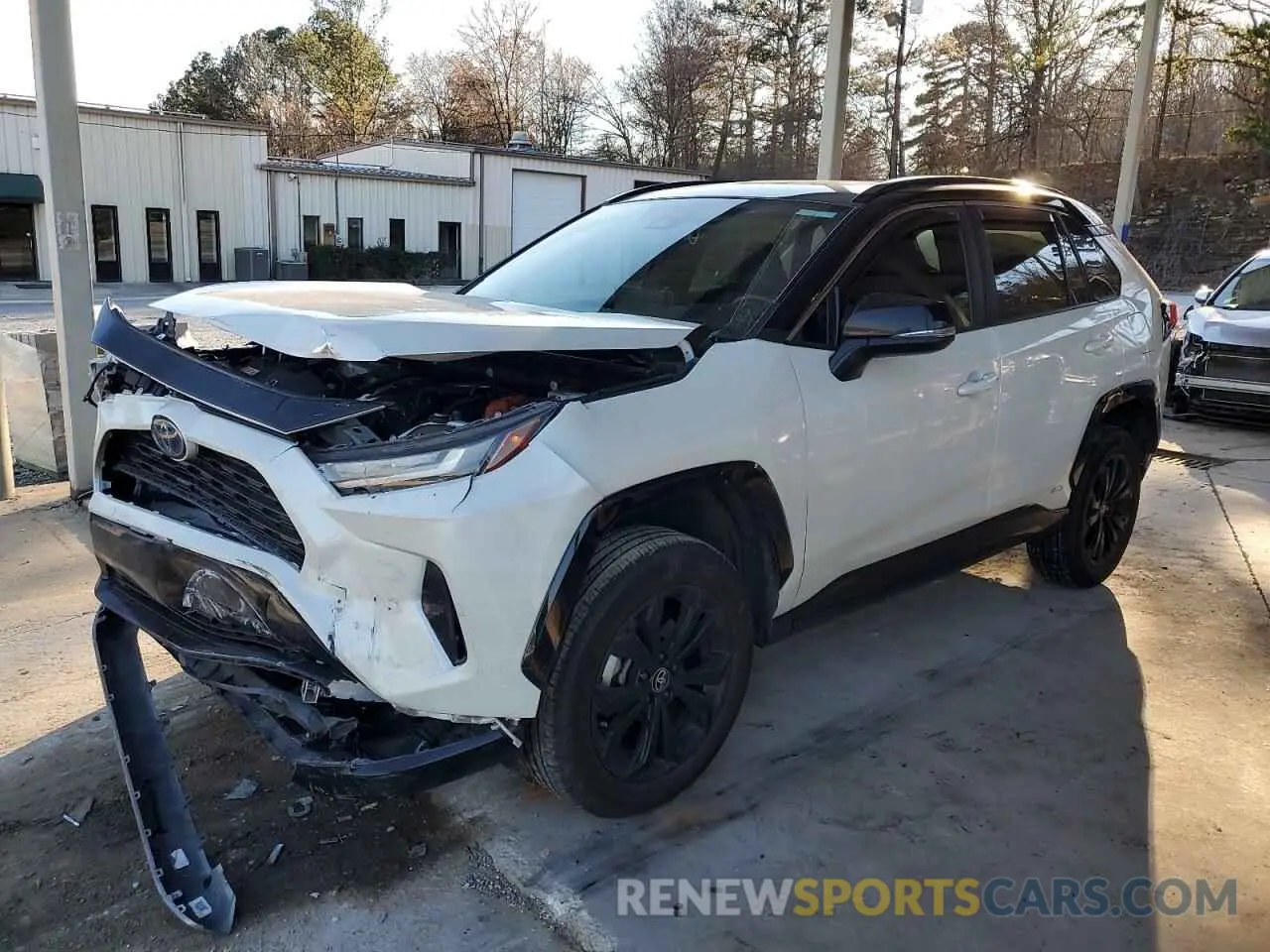 1 Photograph of a damaged car 2T3E6RFV1NW034401 TOYOTA RAV4 2022