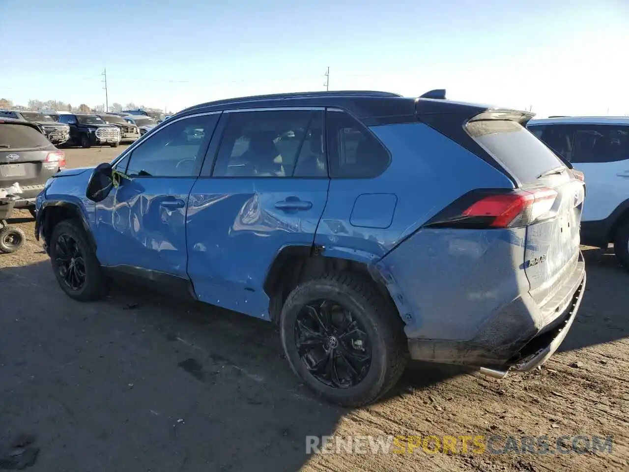 2 Photograph of a damaged car 2T3E6RFV1NW036021 TOYOTA RAV4 2022