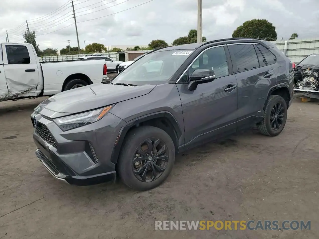 1 Photograph of a damaged car 2T3E6RFV3NW035713 TOYOTA RAV4 2022