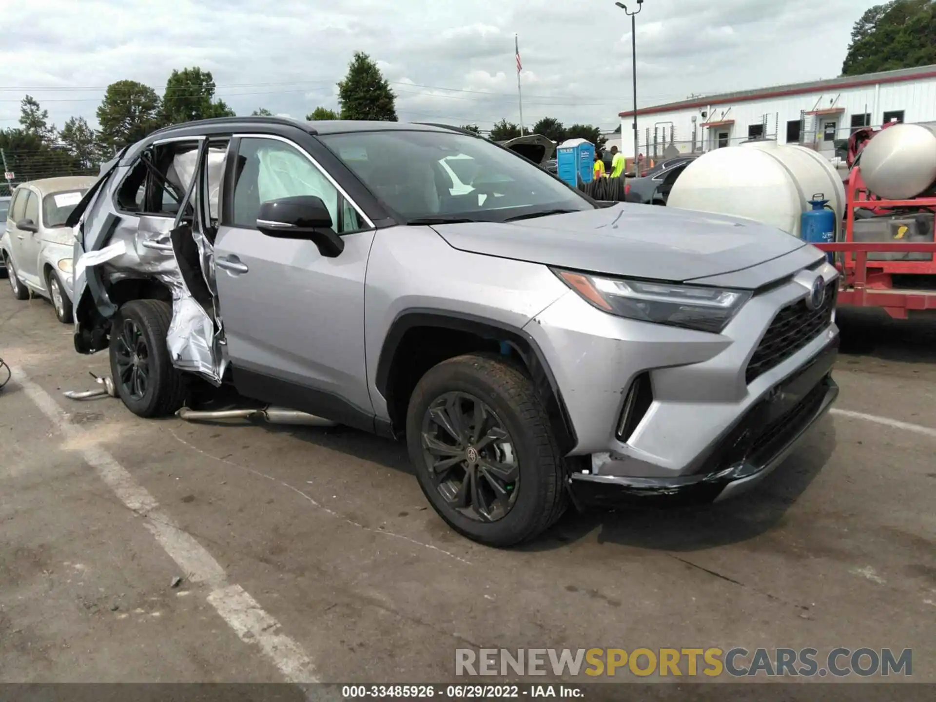 1 Photograph of a damaged car 2T3E6RFV4NW030794 TOYOTA RAV4 2022