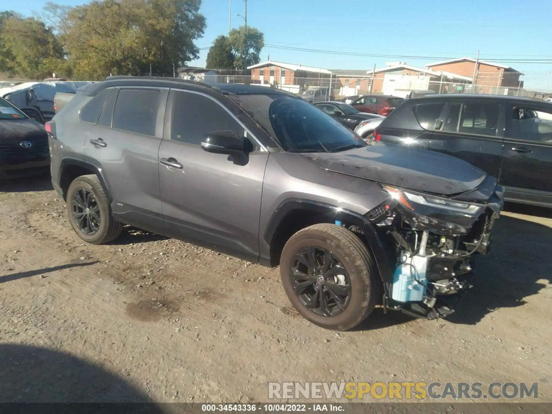 1 Photograph of a damaged car 2T3E6RFV4NW037292 TOYOTA RAV4 2022