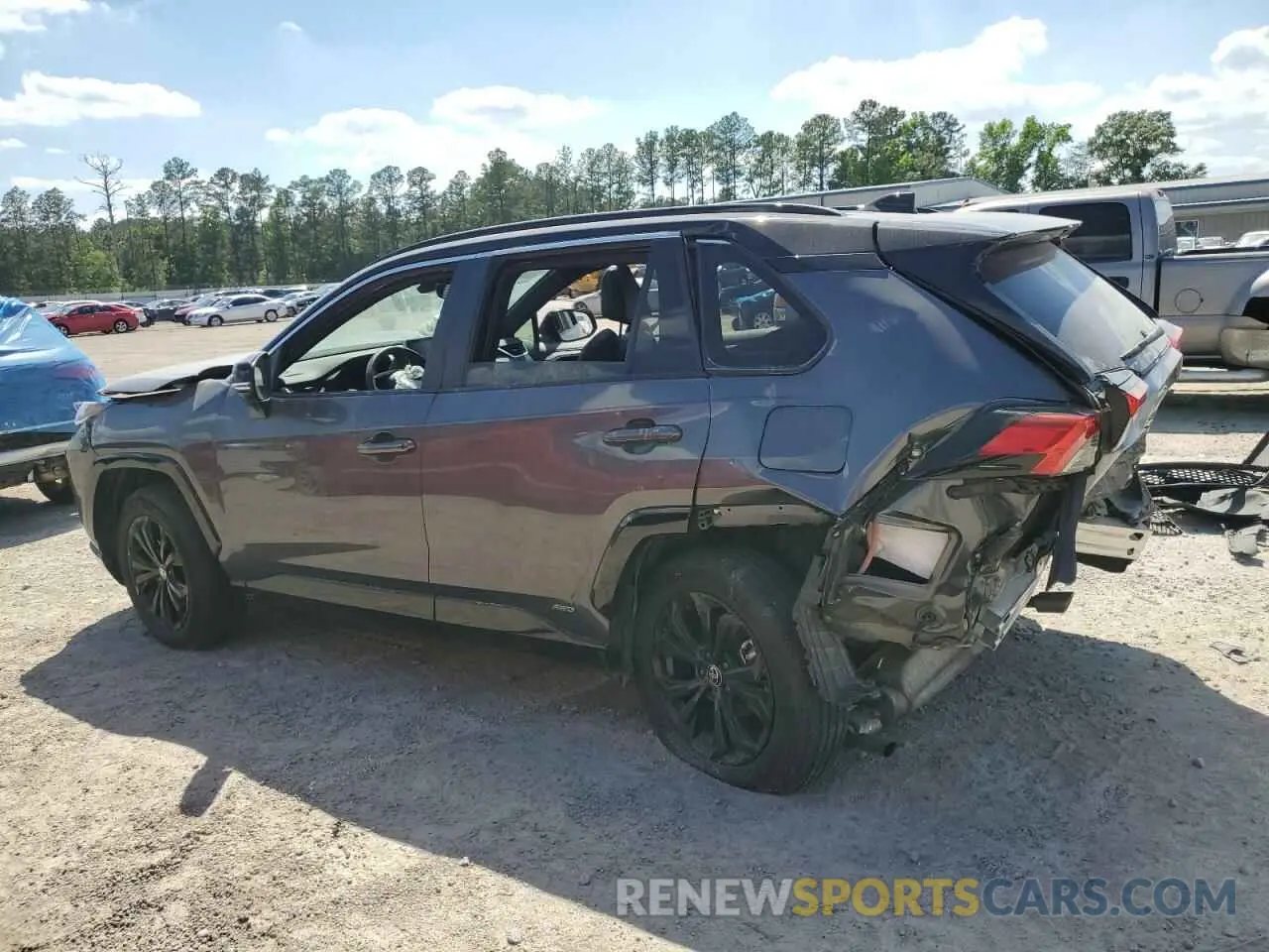 2 Photograph of a damaged car 2T3E6RFV4NW037728 TOYOTA RAV4 2022