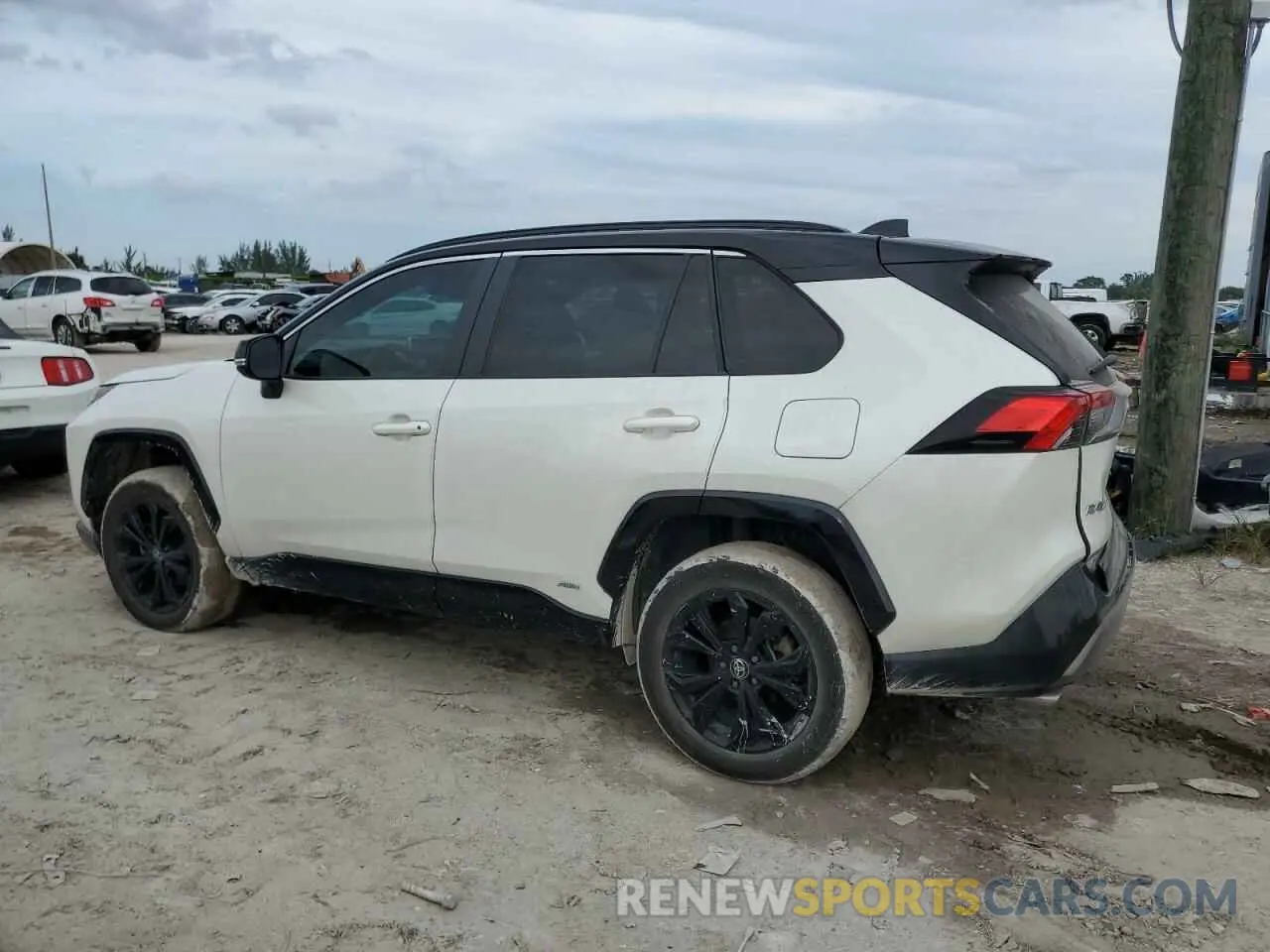 2 Photograph of a damaged car 2T3E6RFV6NW037682 TOYOTA RAV4 2022