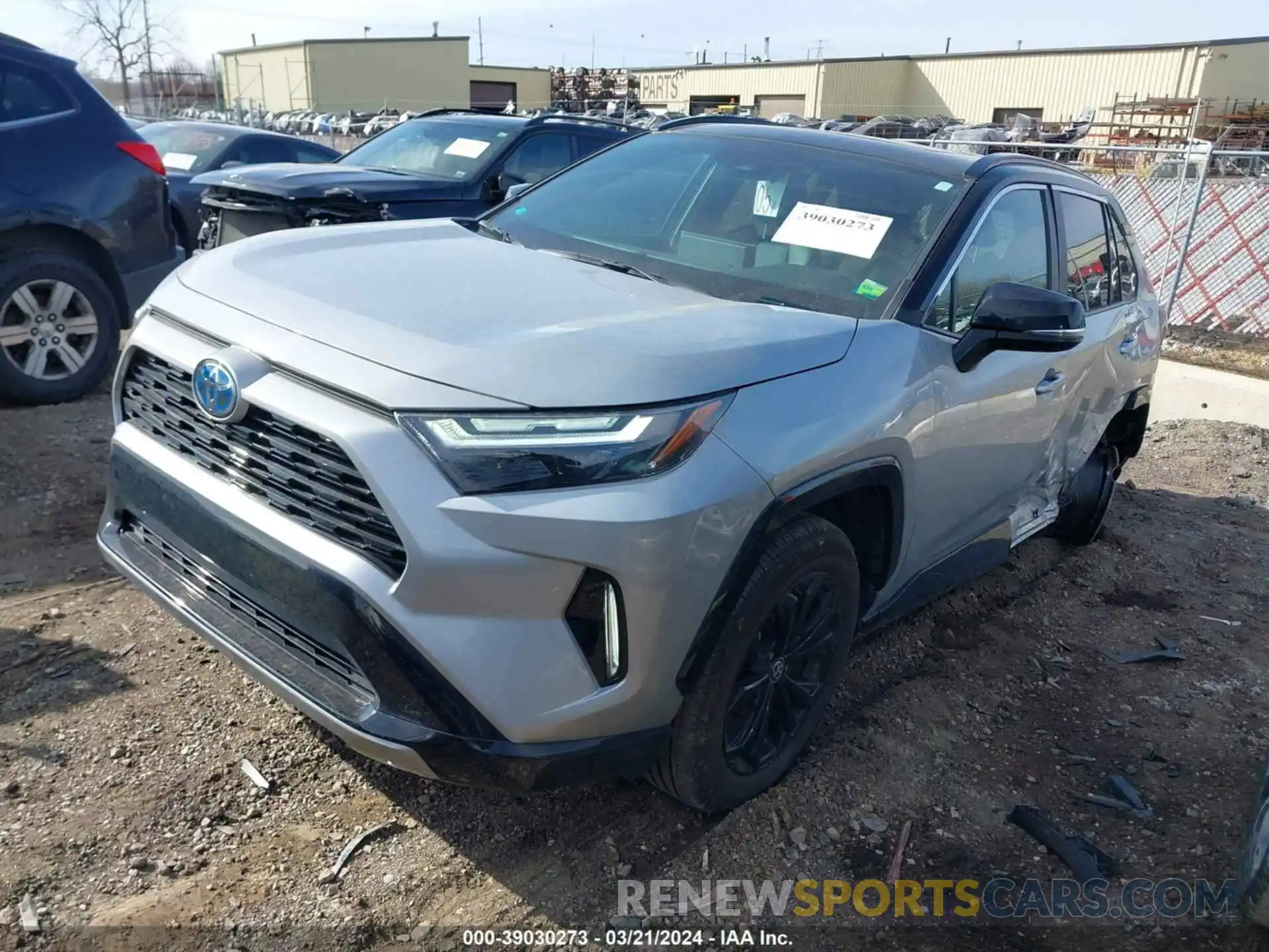 2 Photograph of a damaged car 2T3E6RFV7NW035388 TOYOTA RAV4 2022